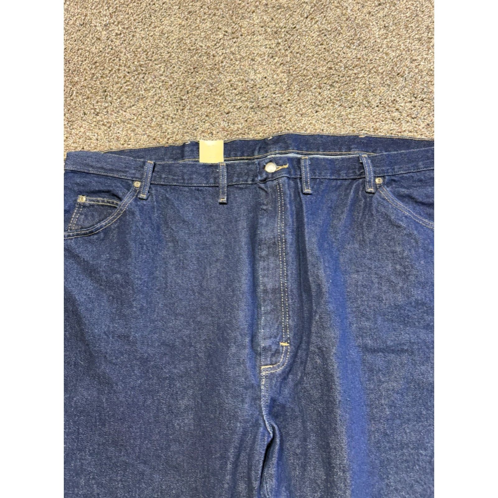 Wrangler Wrangler Rugged Wear Jeans Men 50 Blue Denim Bootcut 50X30 NEW Relaxed 5-Pocket Cotton Mens Size US 34 / EU 50 - 6 Thumbnail
