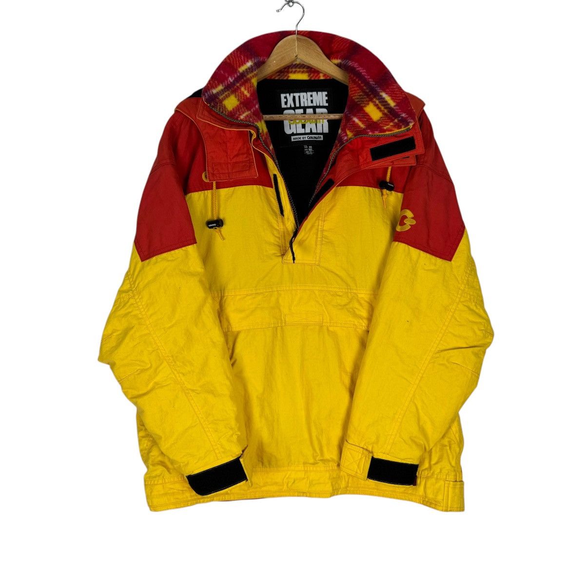 Goldwin 🌟VINTAGE 90s GOLDWIN HOODIE HALF ZIP SKI WEAR JACKET Size US M / EU 48-50 / 2 - 1 Thumbnail