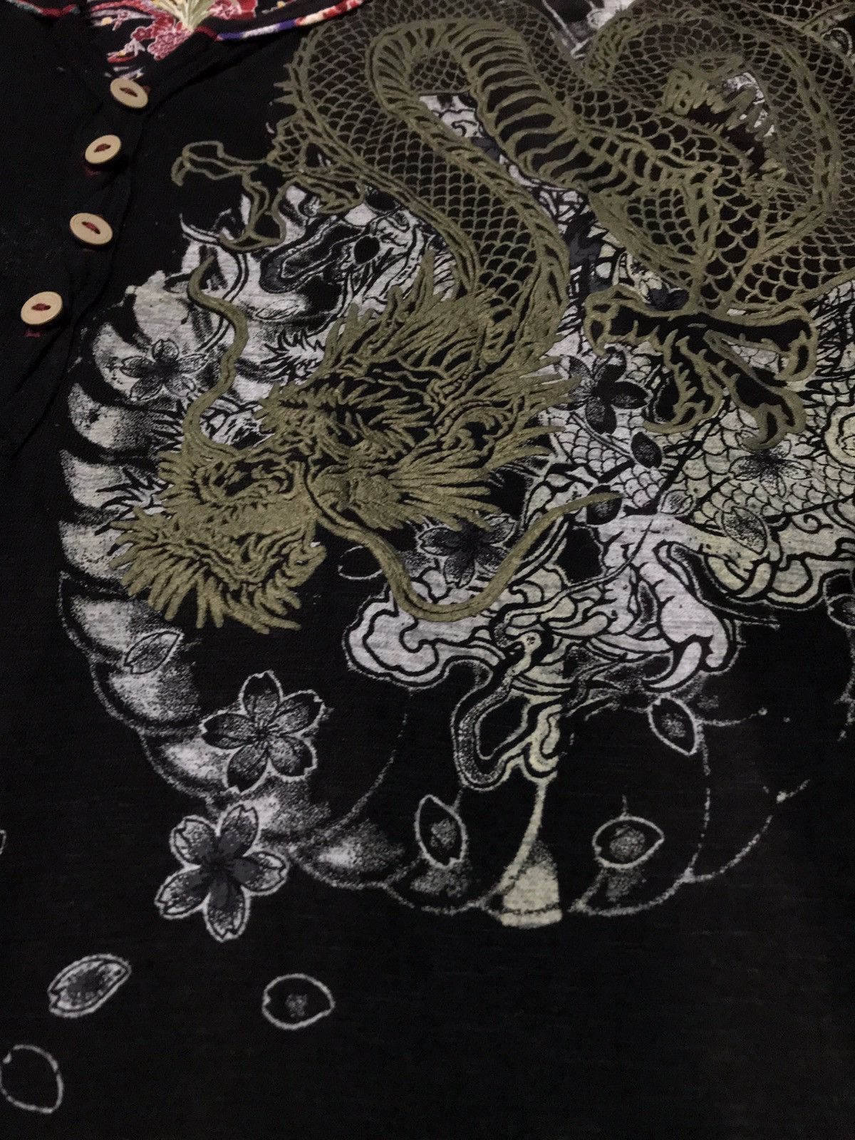 Japanese Brand 🔥🔥BEST OFFER🔥🔥 Japanese Sukajan Dragon Ovp Embroidery Shirt Size US L / EU 52-54 / 3 - 9 Thumbnail