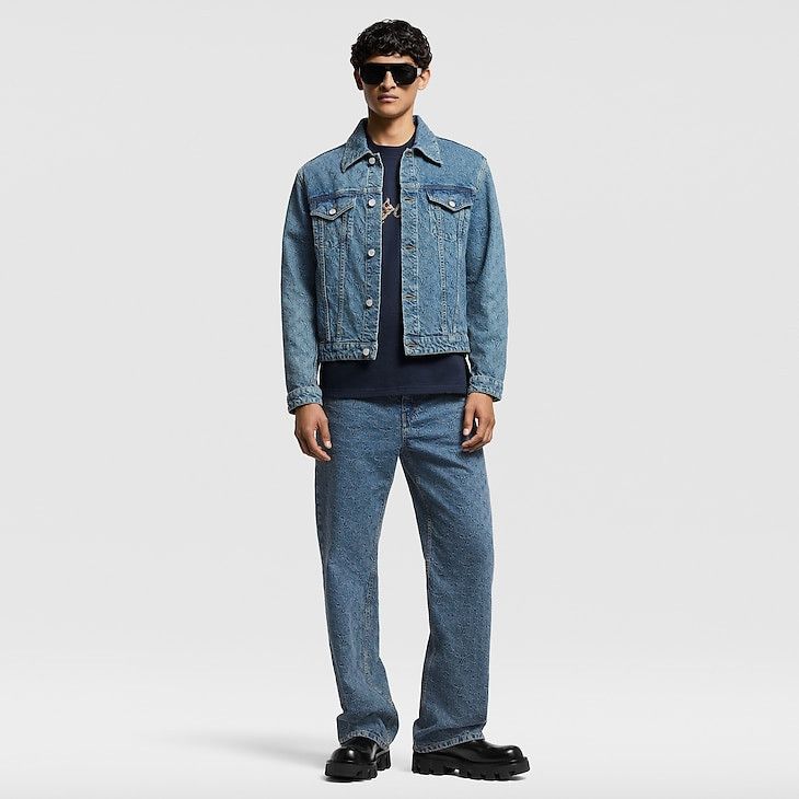 限定品◆関税無【LOUIS VUITTON】Double Fastening DenimJacket 限定品◇関税無【LOUIS VUITTON】Double Fastening DenimJacket