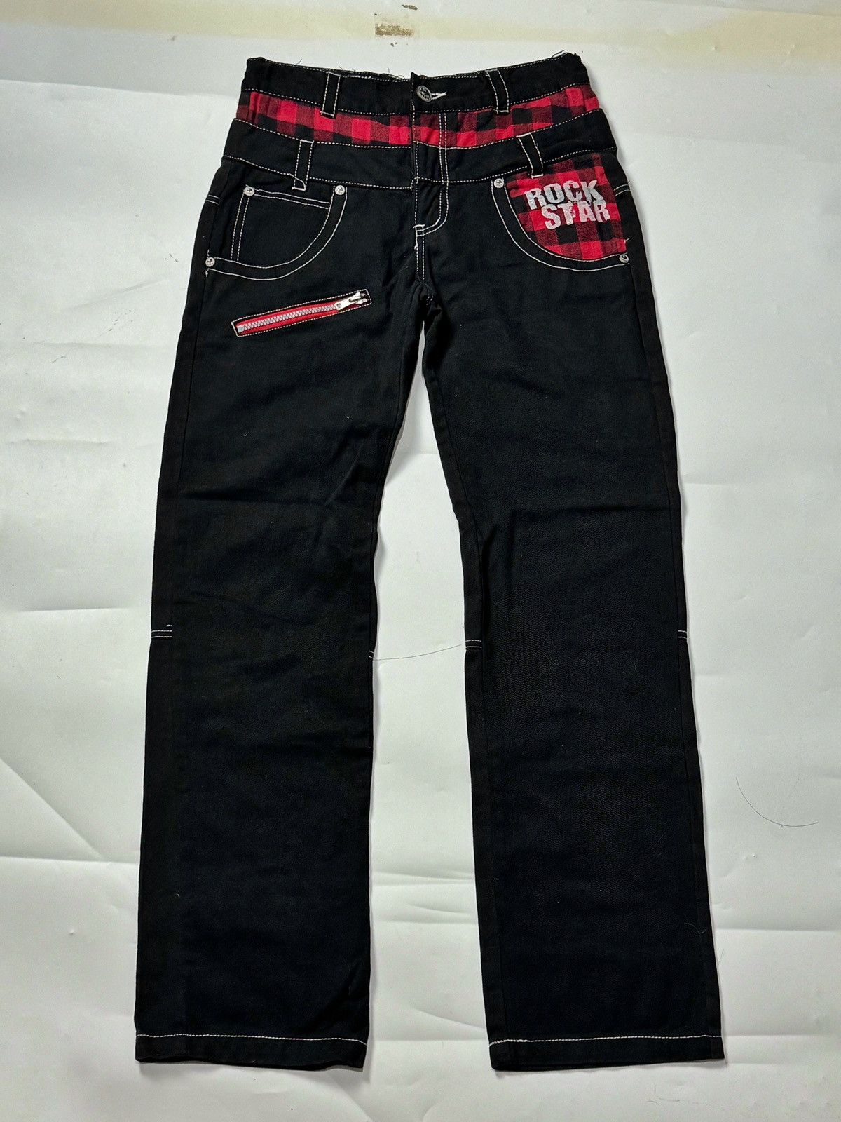 If Six Was Nine × Japanese Brand × PPFM Double Waist Rock Star Ba-tsu Long Pants Ifsix Lgb Style Size US 30 / EU 46 - 2 Thumbnail