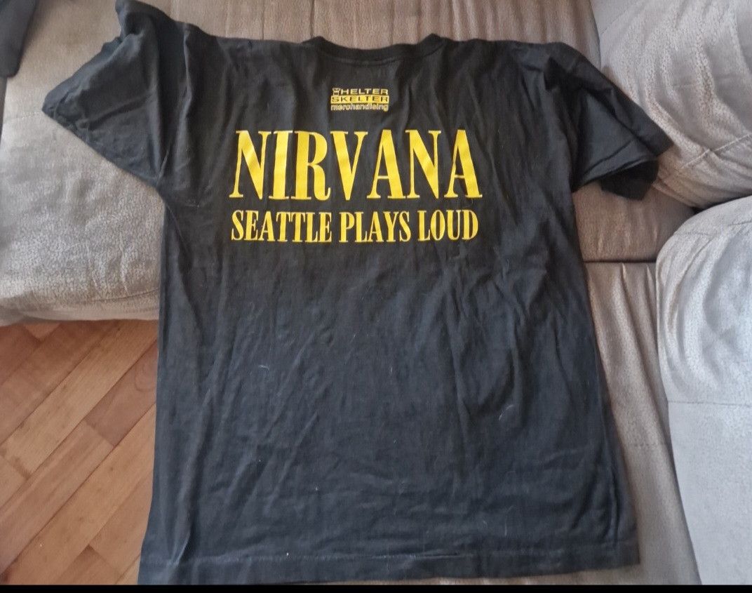 Vintage Nirvana Smile T-shirt Helter Skelter Size US S / EU 44-46 / 1 - 2 Thumbnail