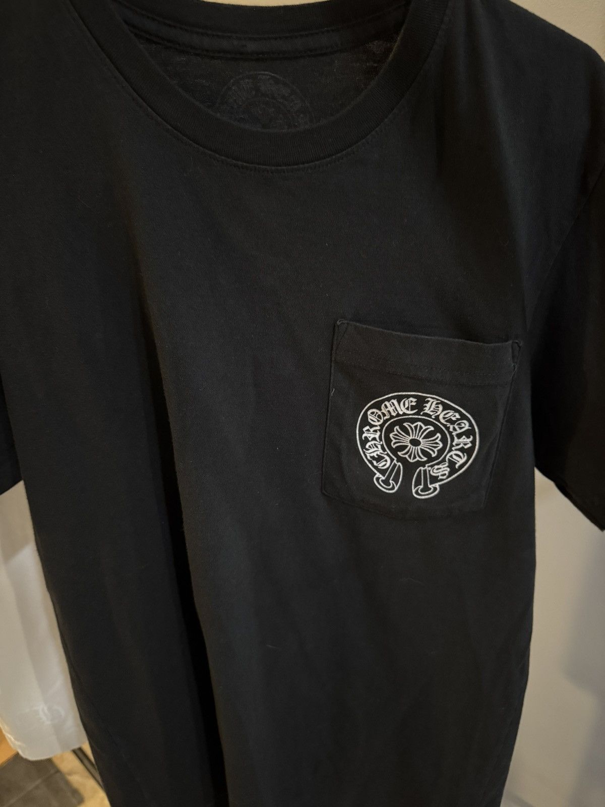 Chrome Hearts Chrome Hearts Black Short Sleeve Horseshoe Size US S / EU 44-46 / 1 - 1 Thumbnail