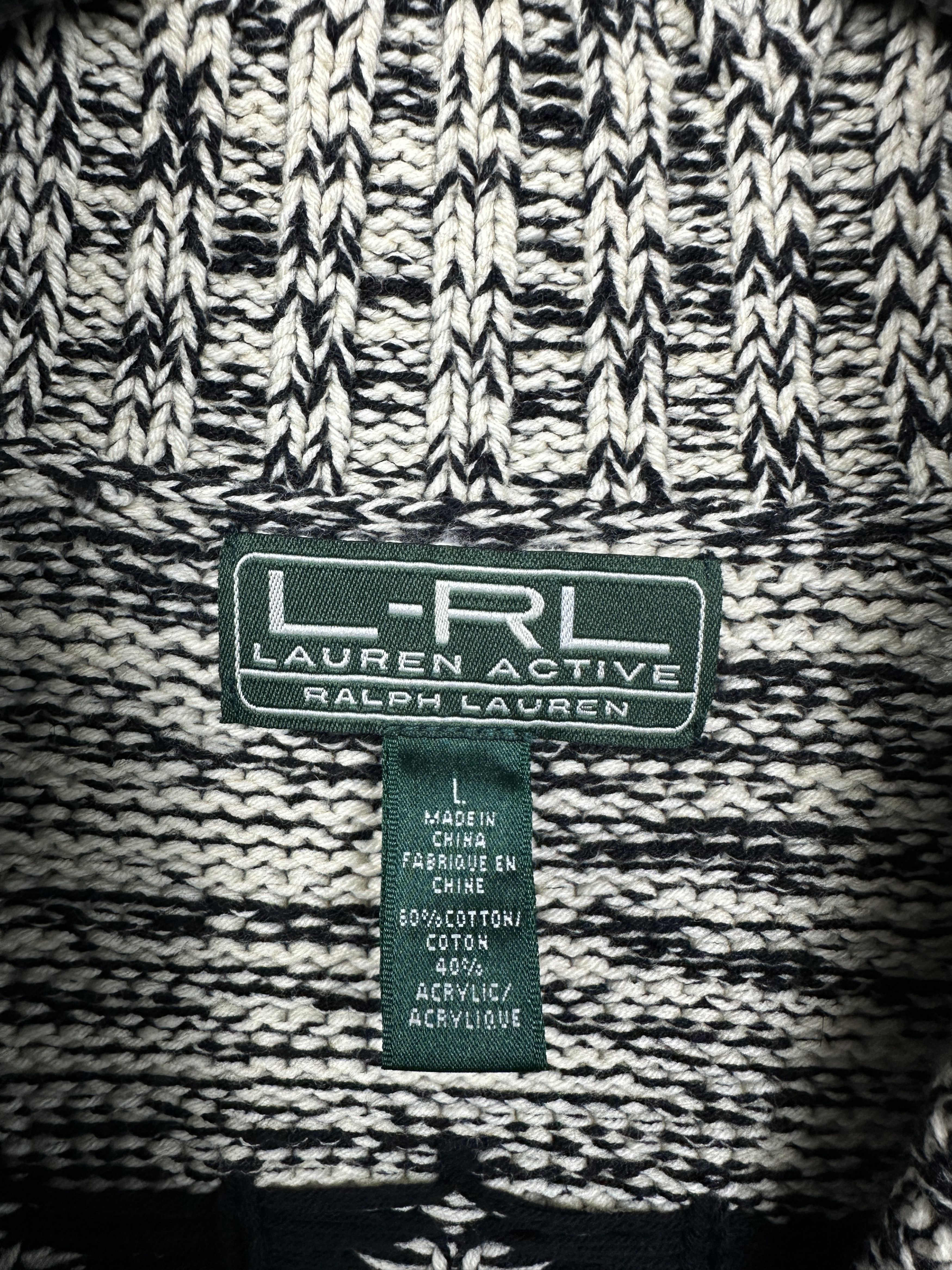 Polo Ralph Lauren LRL Lauren Active Ralph Lauren Zip Cardigan Sweater Skier Size L / US 10 / IT 46 - 4 Thumbnail