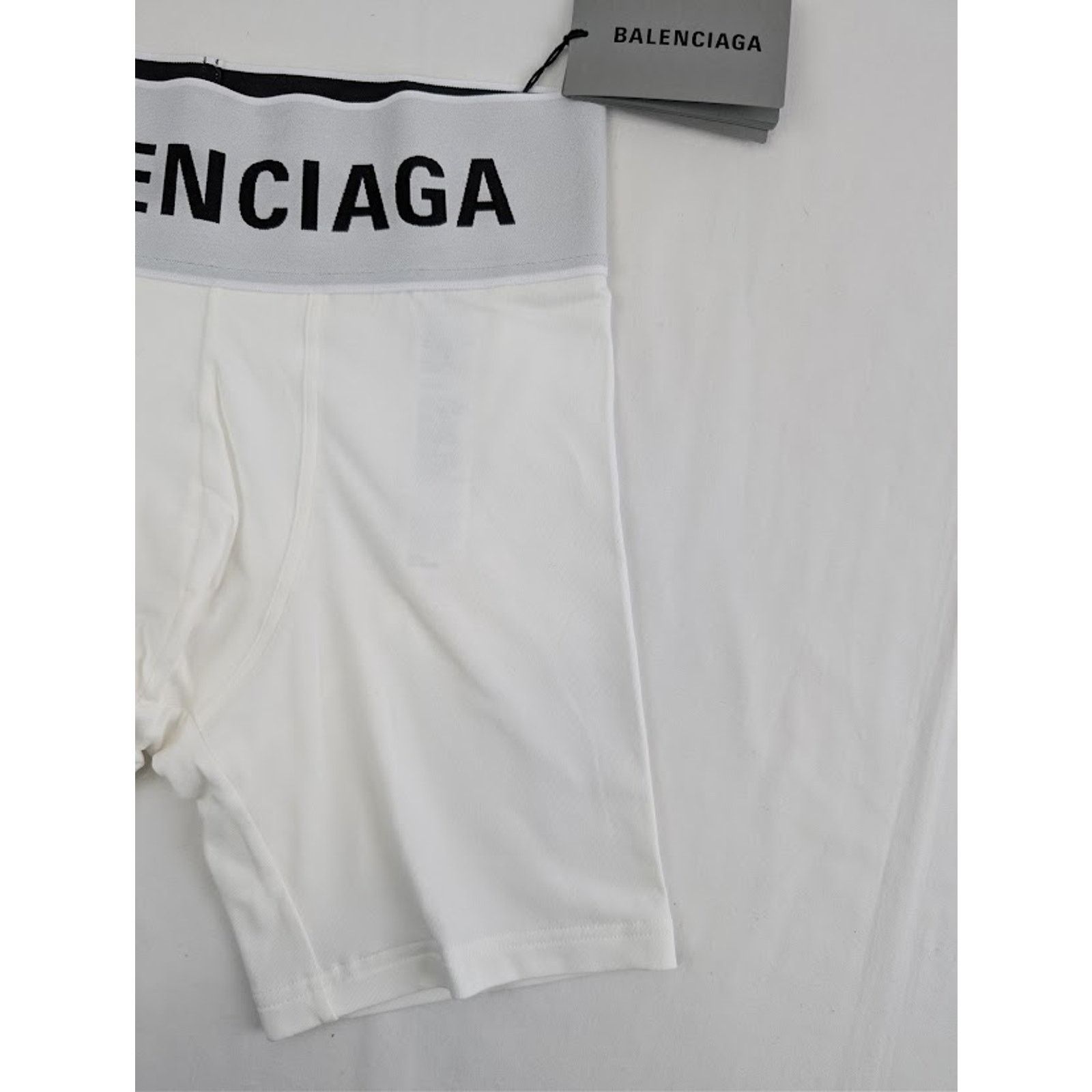 Balenciaga o1rshd1 Q:2 / Size: L / Midway Boxer Brief Shorts in White Size US 34 / EU 50 - 5 Thumbnail