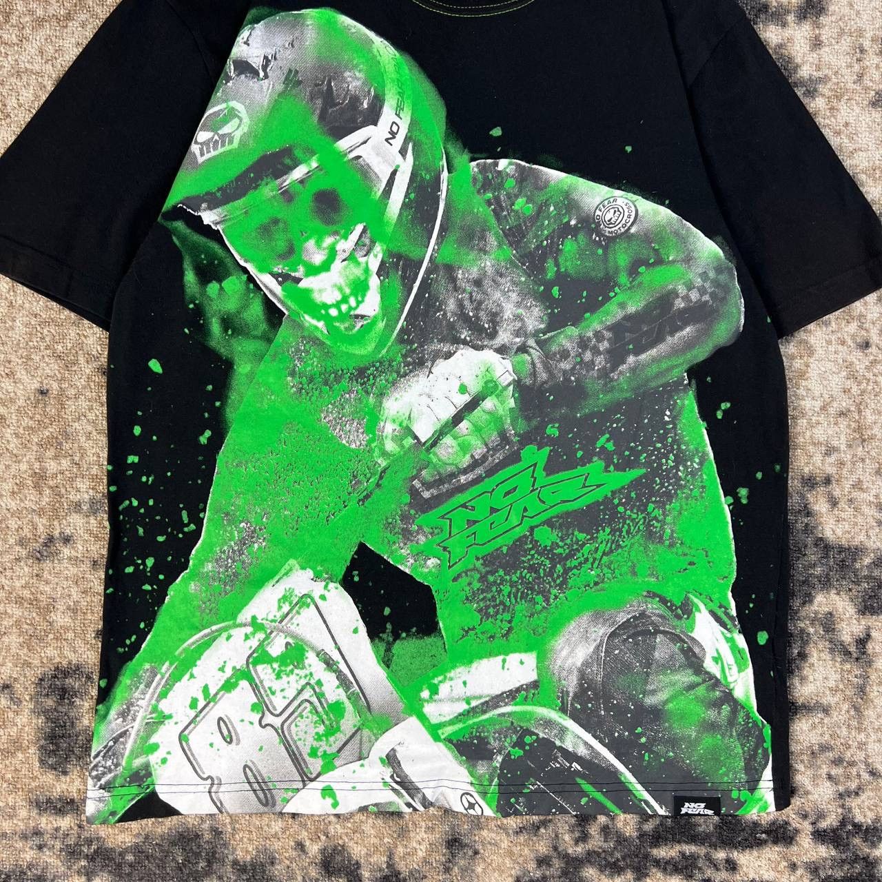 No Fear No Fear Allover Print Vintage Y2K Motocross T-Shirt 1TS16 Size US M / EU 48-50 / 2 - 4 Thumbnail
