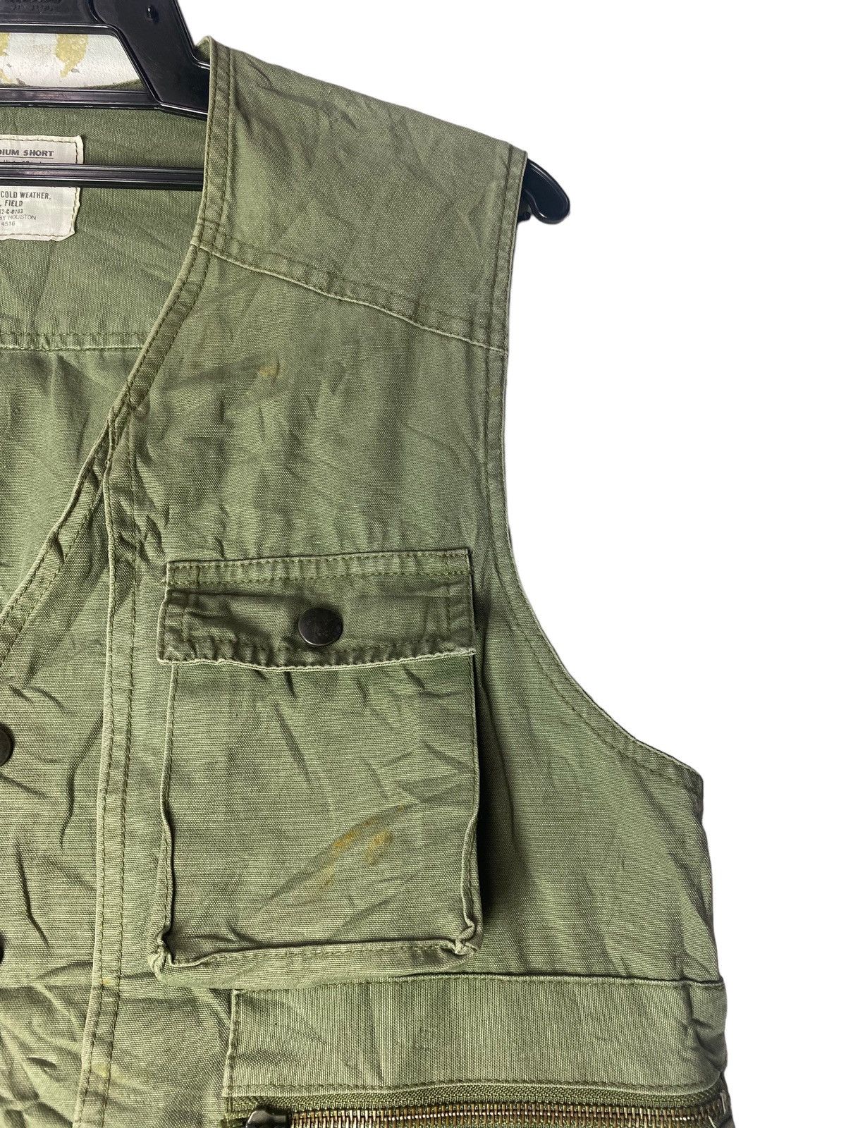 Japanese Brand Rare Houston mens feild jacket military tactical vest jacket Size US M / EU 48-50 / 2 - 2 Thumbnail