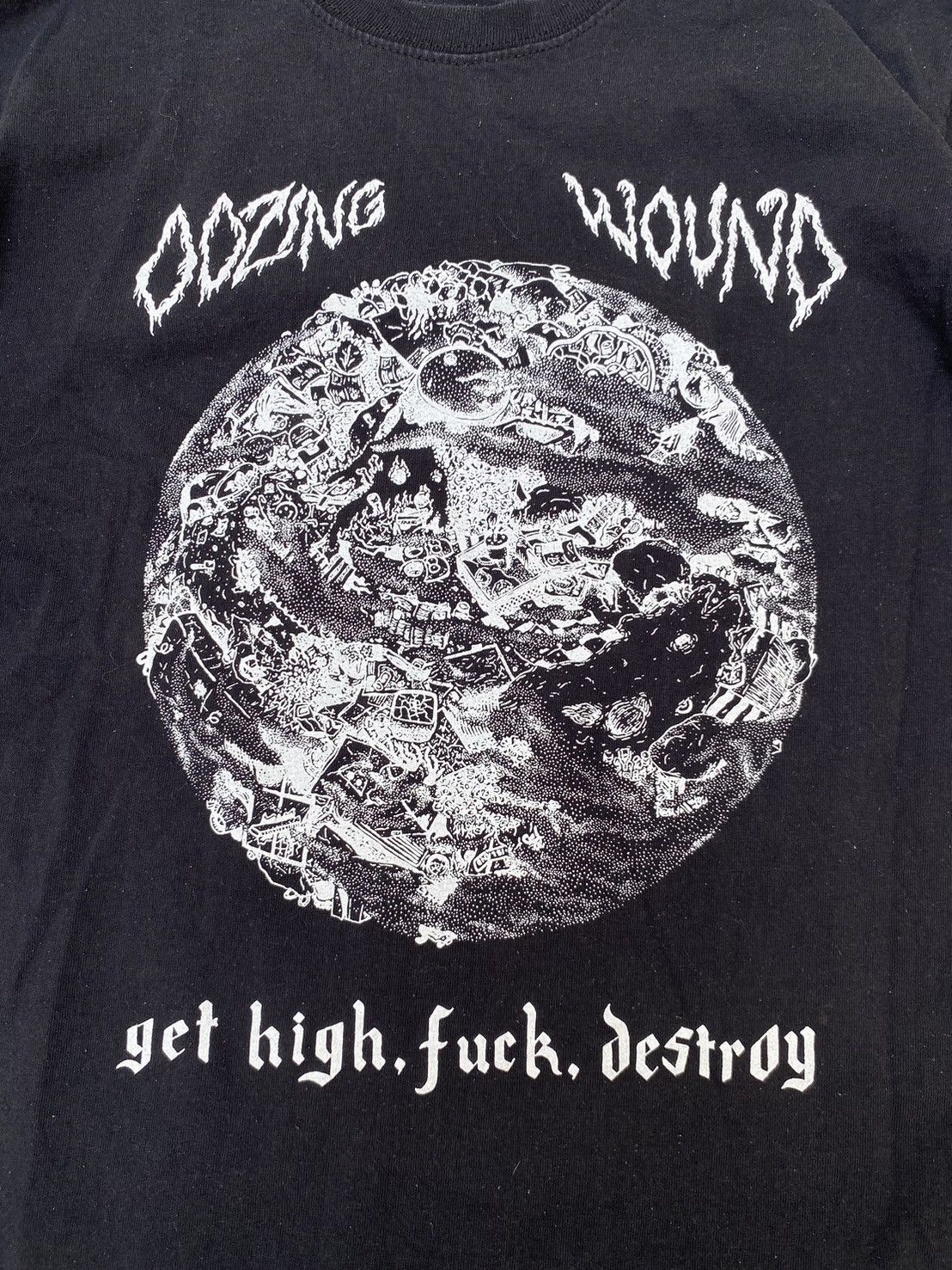 Band Tees × Vintage Oozing Wound Band Tee Size US L / EU 52-54 / 3 - 2 Thumbnail