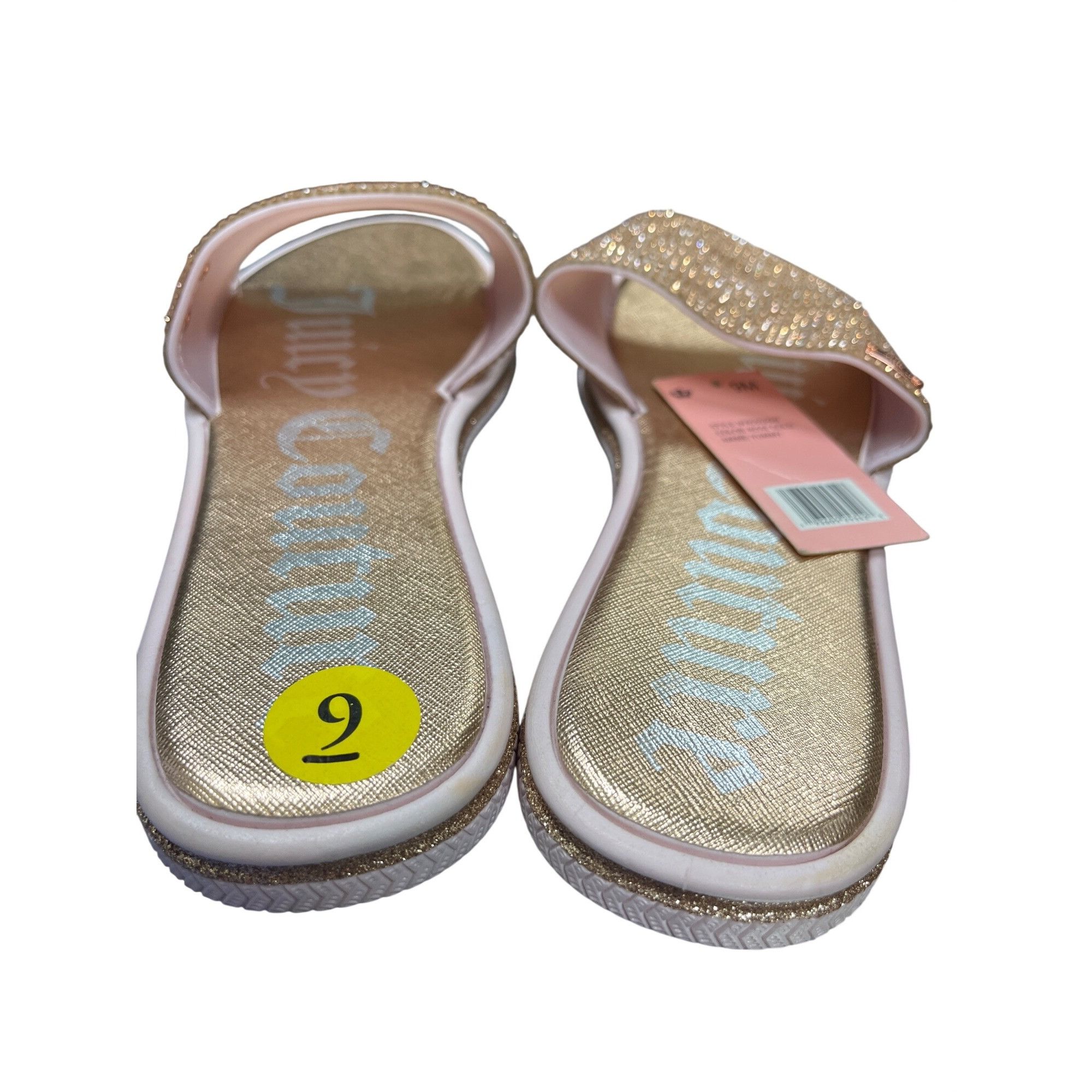 Juicy Couture Juicy Couture wms gold crystal sparkly sandals shoes sz 9 SK Size US 9 / IT 39 - 10 Thumbnail