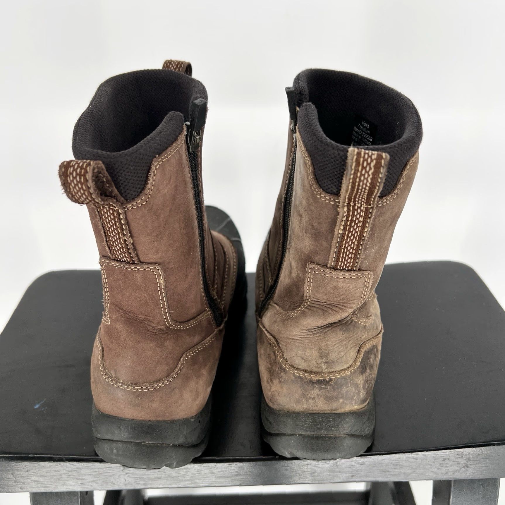Vintage Brown LL Bean Mens Storm Chaser Boots Side Zip TEK 2.5 Size 7 M Size US 7 / EU 40 - 5 Thumbnail