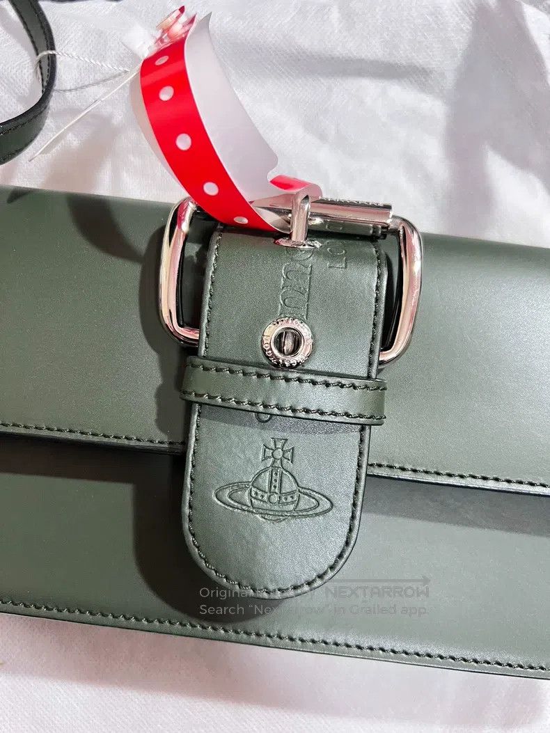 Vivienne Westwood Vivienne Westwood size os Dark green envelope women's bag Size ONE SIZE - 2 Thumbnail