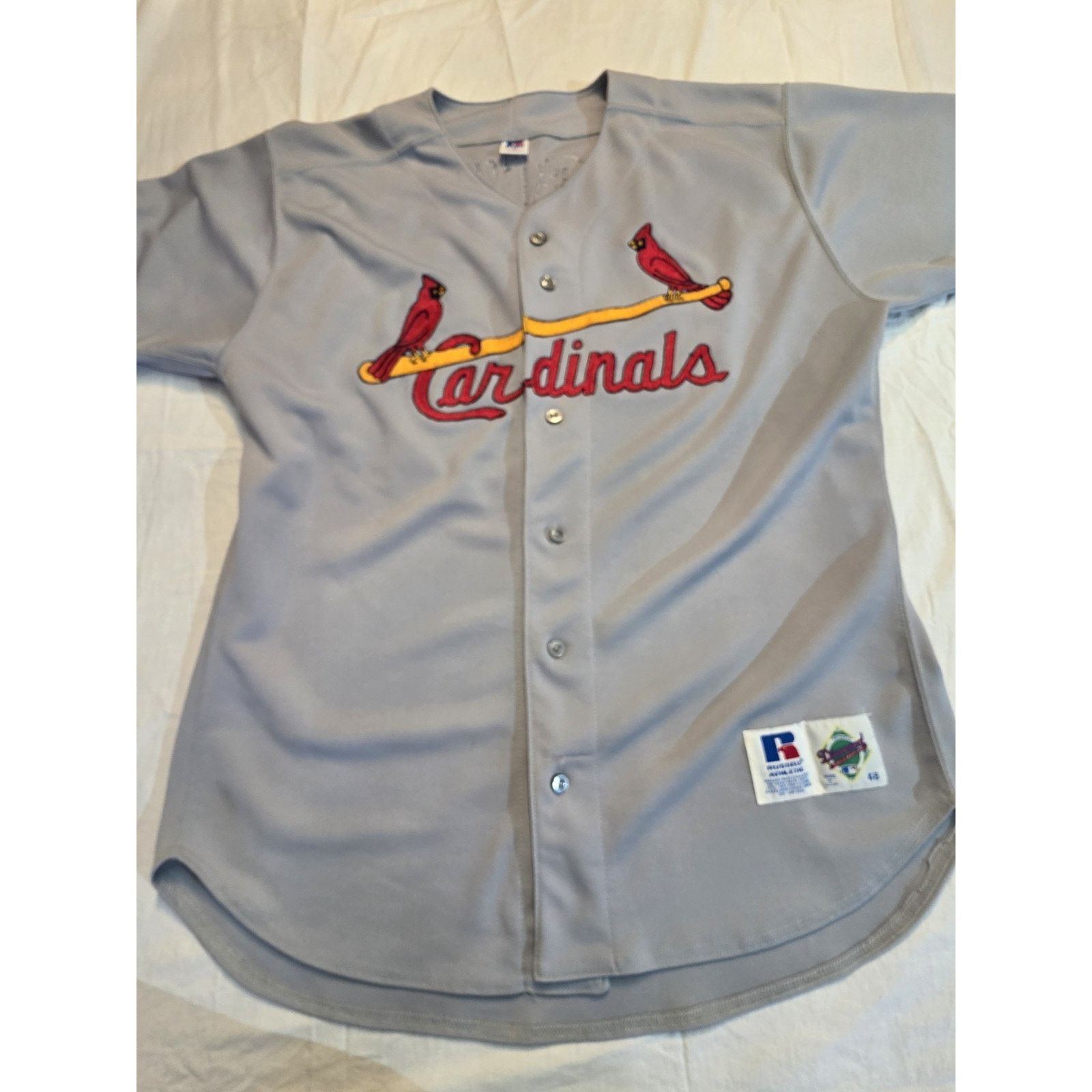 Russell Athletic Vintage St. Louis Cardinals Mark McGwire Russell Baseball Size US XL / EU 56 / 4 - 1 Thumbnail