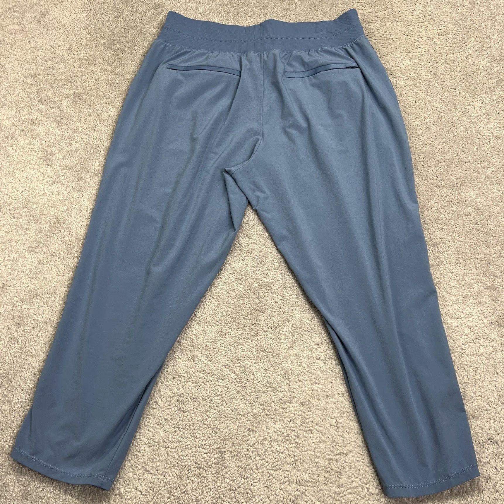 Athleta Athleta Nolita Slim Tapered Crop Pants 16 (34x24) Blue Stretch Pockets Casual Size 38" / US 16 / IT 52 - 7 Thumbnail