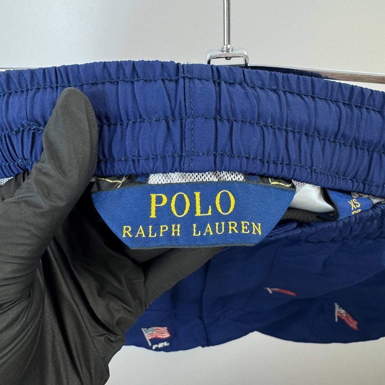 Polo Ralph Lauren Polo Ralph Lauren Swim Shorts USA Flag Embroidered Blue XS Size US 30 / EU 46 - 2 Thumbnail