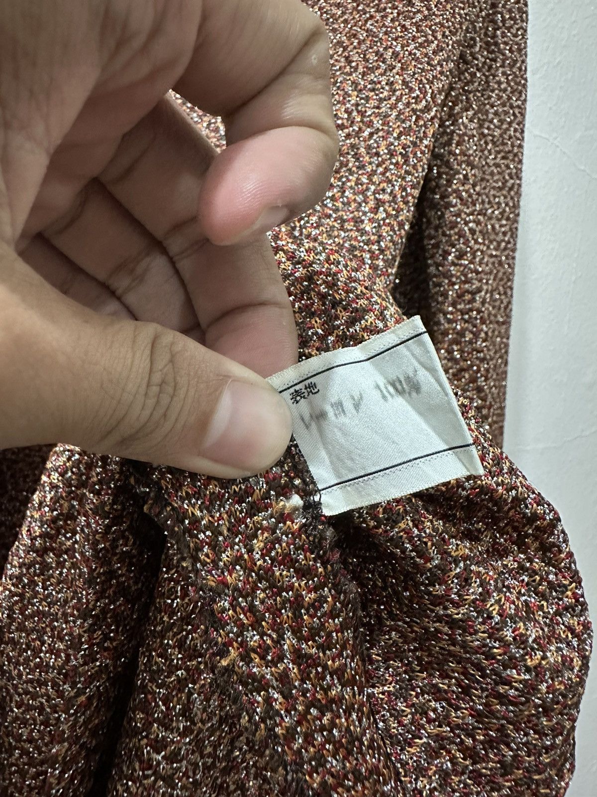 Christian Dior Monsieur × Vintage Vintage 70s Miss Dior Modele Exportation Glitter Blouse Size S / US 4 / IT 40 - 7 Thumbnail
