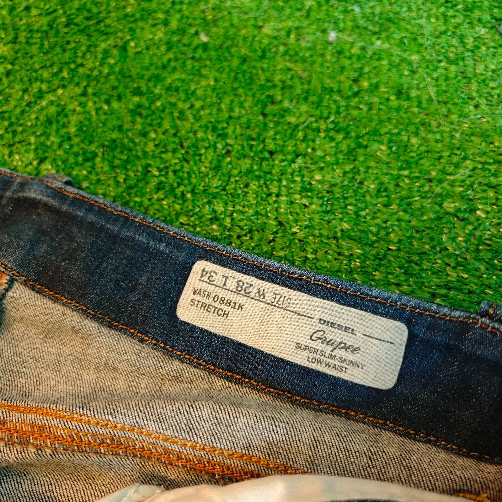 Diesel Diesel Grupee Jeans Womens 28x34 super slim skinny low waist Size 28" / US 6 / IT 42 - 4 Thumbnail