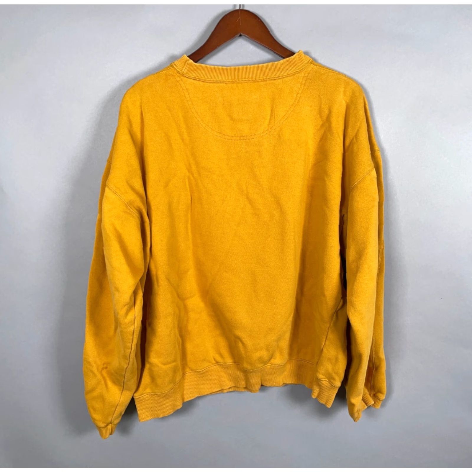 Dockers VINTAGE Dockers Sweatshirt Shirt Adult XL Yellow Embroidered Oversized 90s Mens Size US XL / EU 56 / 4 - 2 Thumbnail