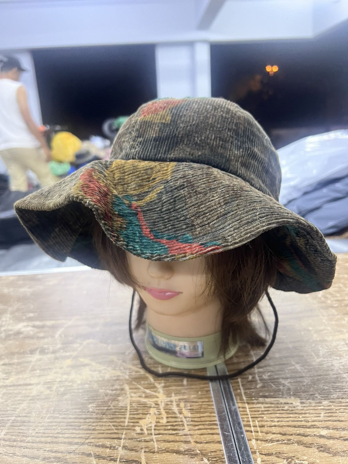 Vintage VINTAGE CORDUROY HAT Size ONE SIZE - 1 Thumbnail