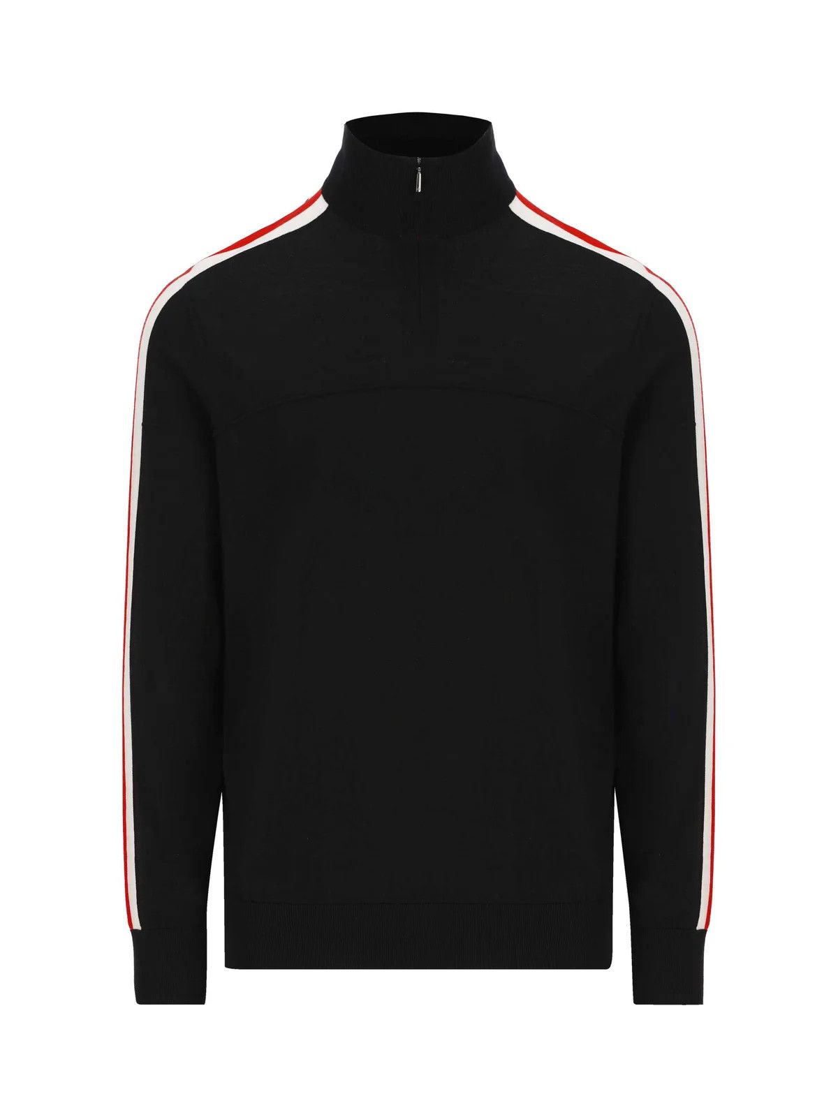 image of Loro Piana O1Loc1C0124 Icer Ski Mezzocollo Half-Zip Sweater In Black, Men's (Size XL)