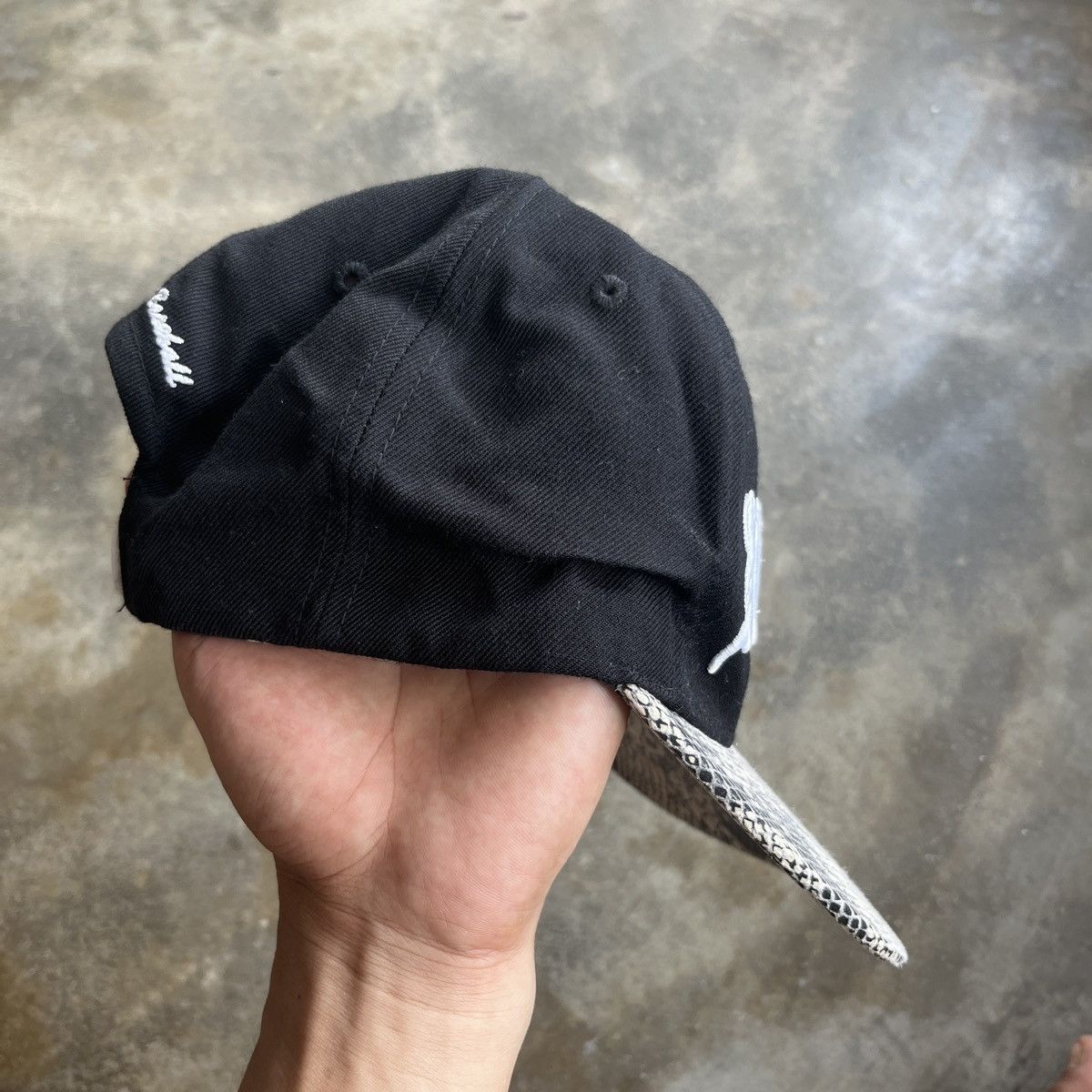 MLB MLB New York The Snake Chrome Black Cap Size ONE SIZE - 5 Thumbnail
