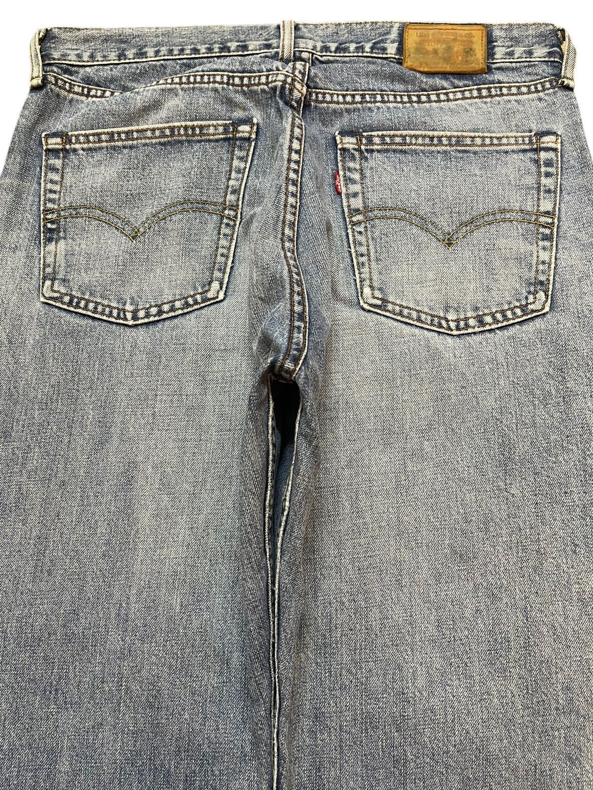 Levi's Vintage 90s Levis 503 Blue Faded Distress Style Baggy Jeans Size US 32 / EU 48 - 5 Thumbnail