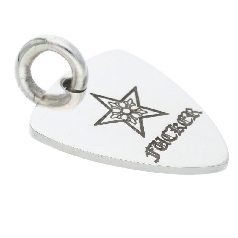 Chrome Hearts Chrome hearts silver Fucker Star guitar pick pendant Size ONE SIZE - 6 Thumbnail
