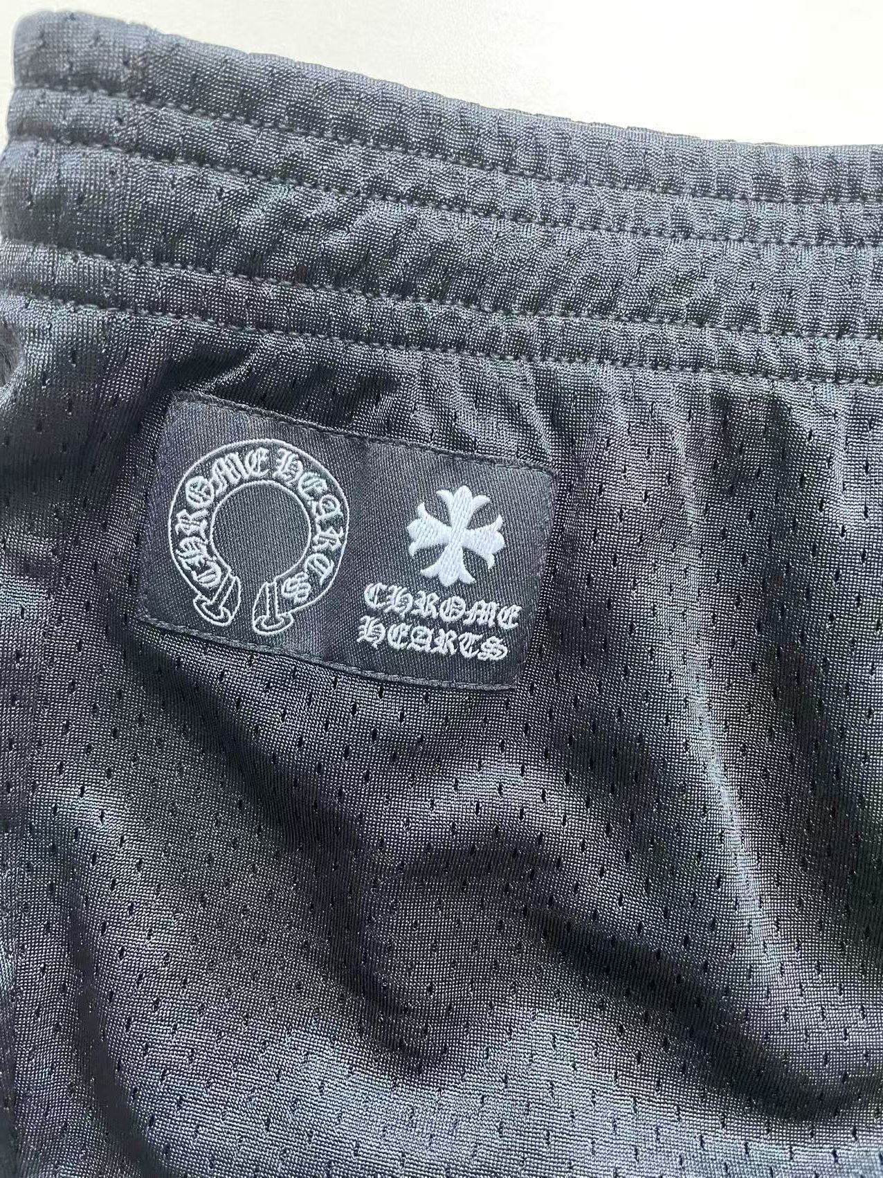 Chrome Hearts Chrome Hearts Black 22 CH Logo Mesh Shorts Size 29" - 5 Thumbnail