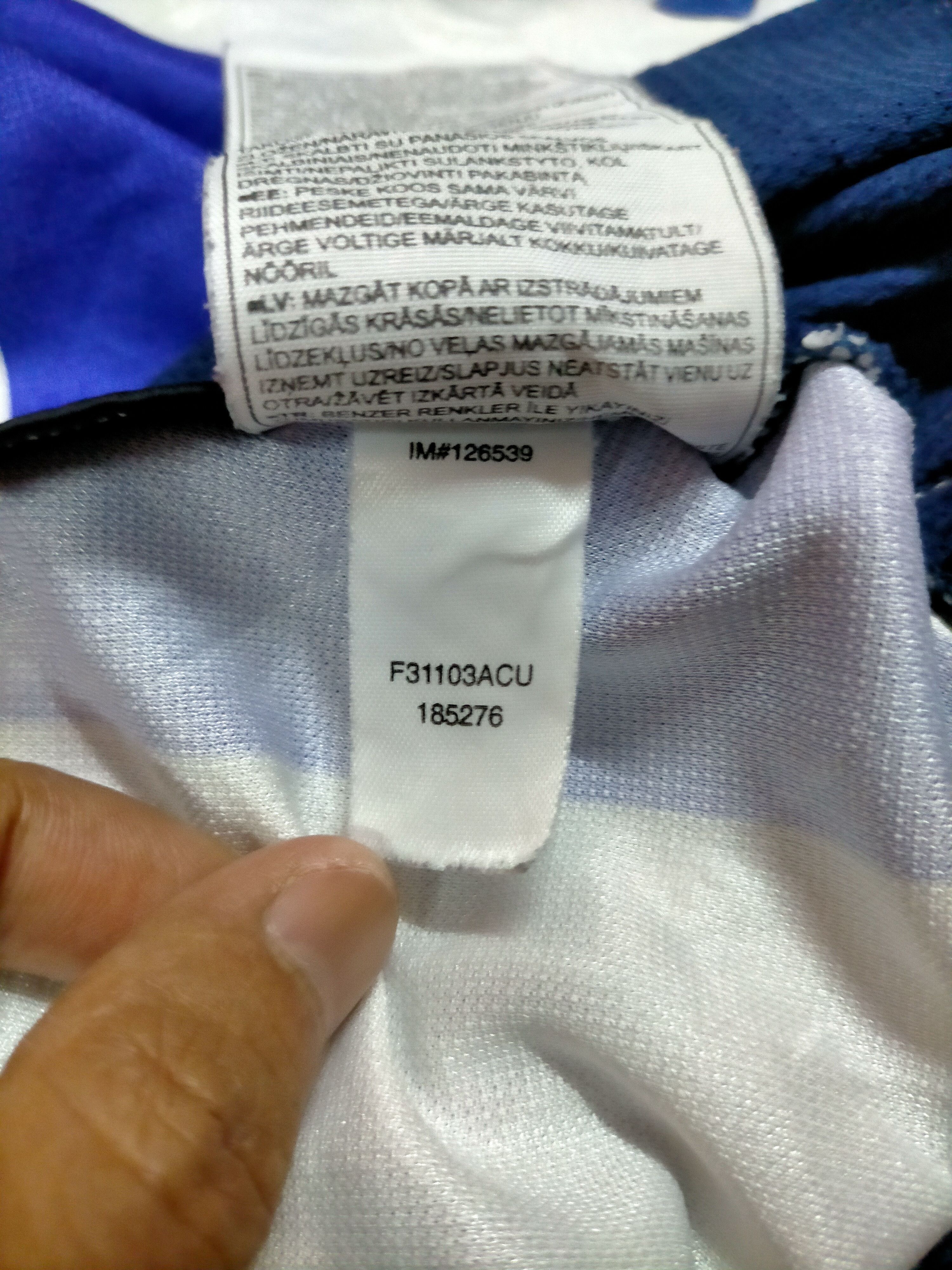 Nike Vtg 2002 Hertha Berlin Home football Shirt Size US L / EU 52-54 / 3 - 16 Thumbnail