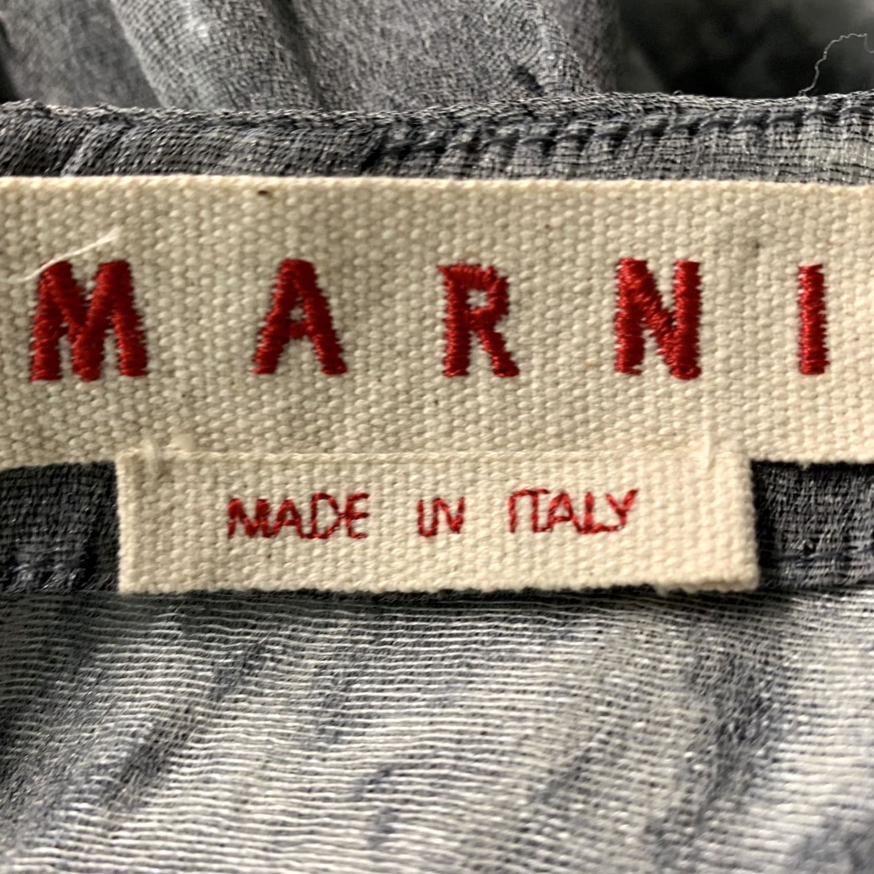 Marni MARNI Dress Grey Silver Marbled Short Sleeve Size 2 Women Size 26" / US 2 / IT 38 - 4 Thumbnail
