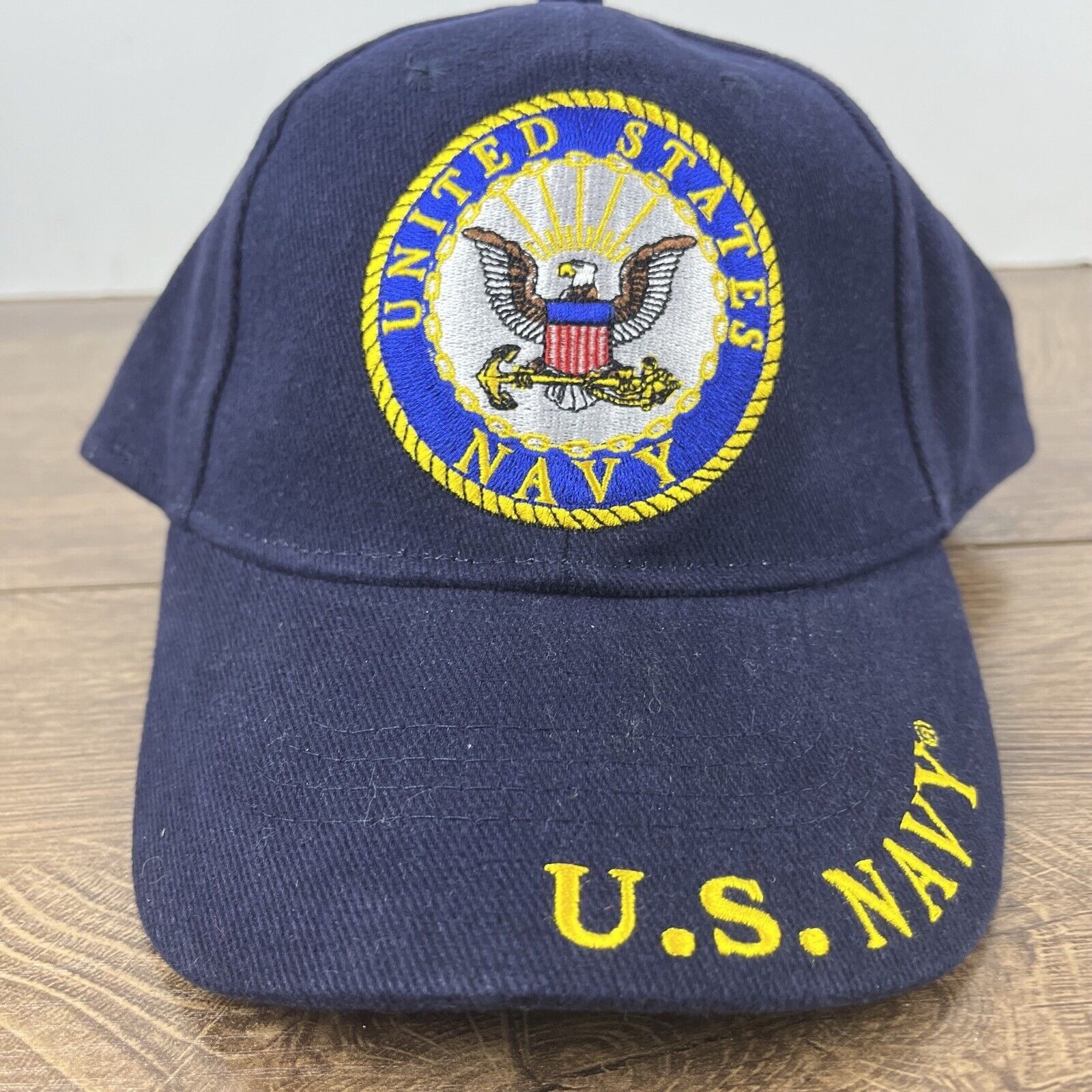 Other US Navy Hat United States Navy Hat Blue Cap Adjustable Blue Size ONE SIZE - 6 Thumbnail