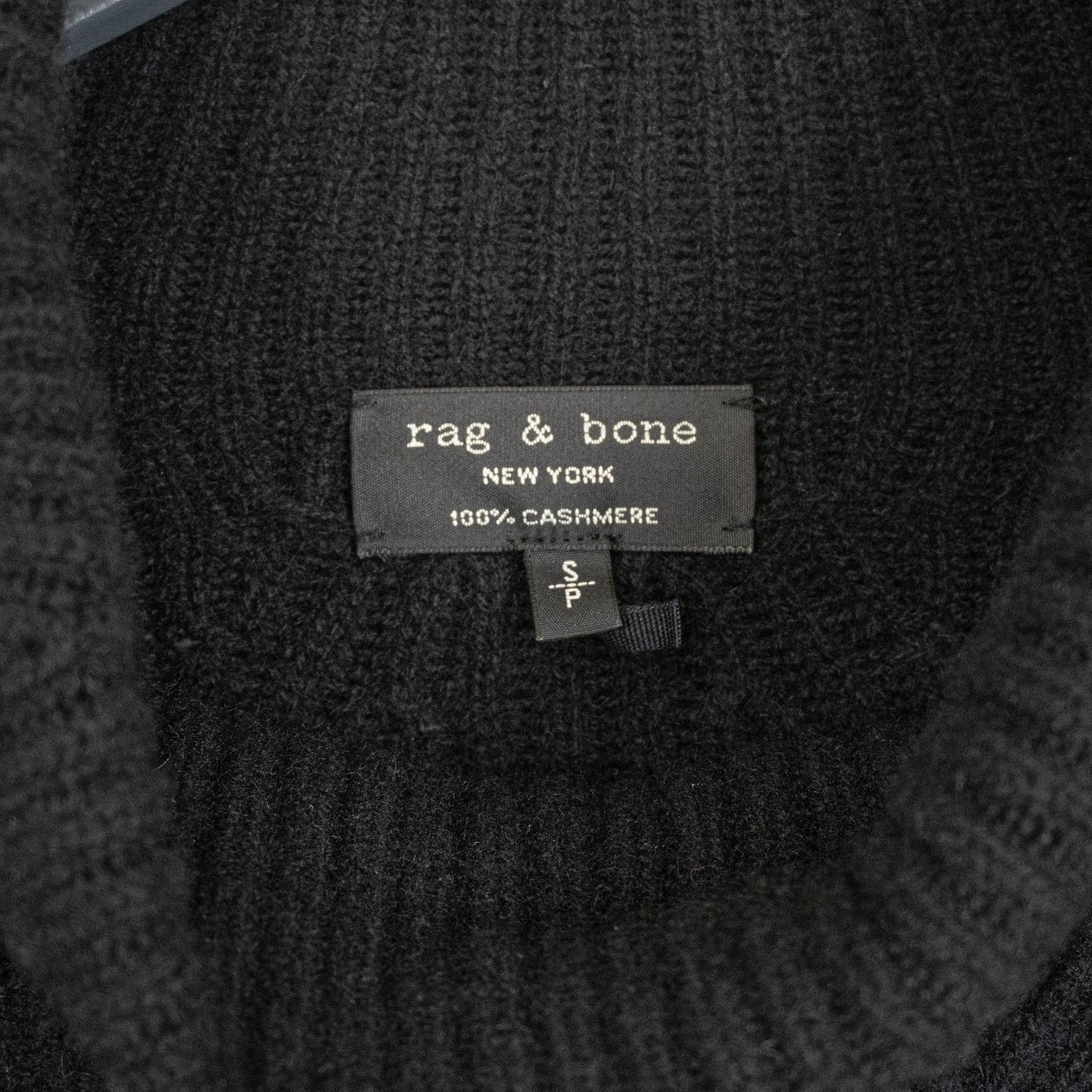 Rag & Bone Rag & Bone Cashmere Ribbed Turtleneck Sweater Black sz Small Size S / US 4 / IT 40 - 3 Thumbnail