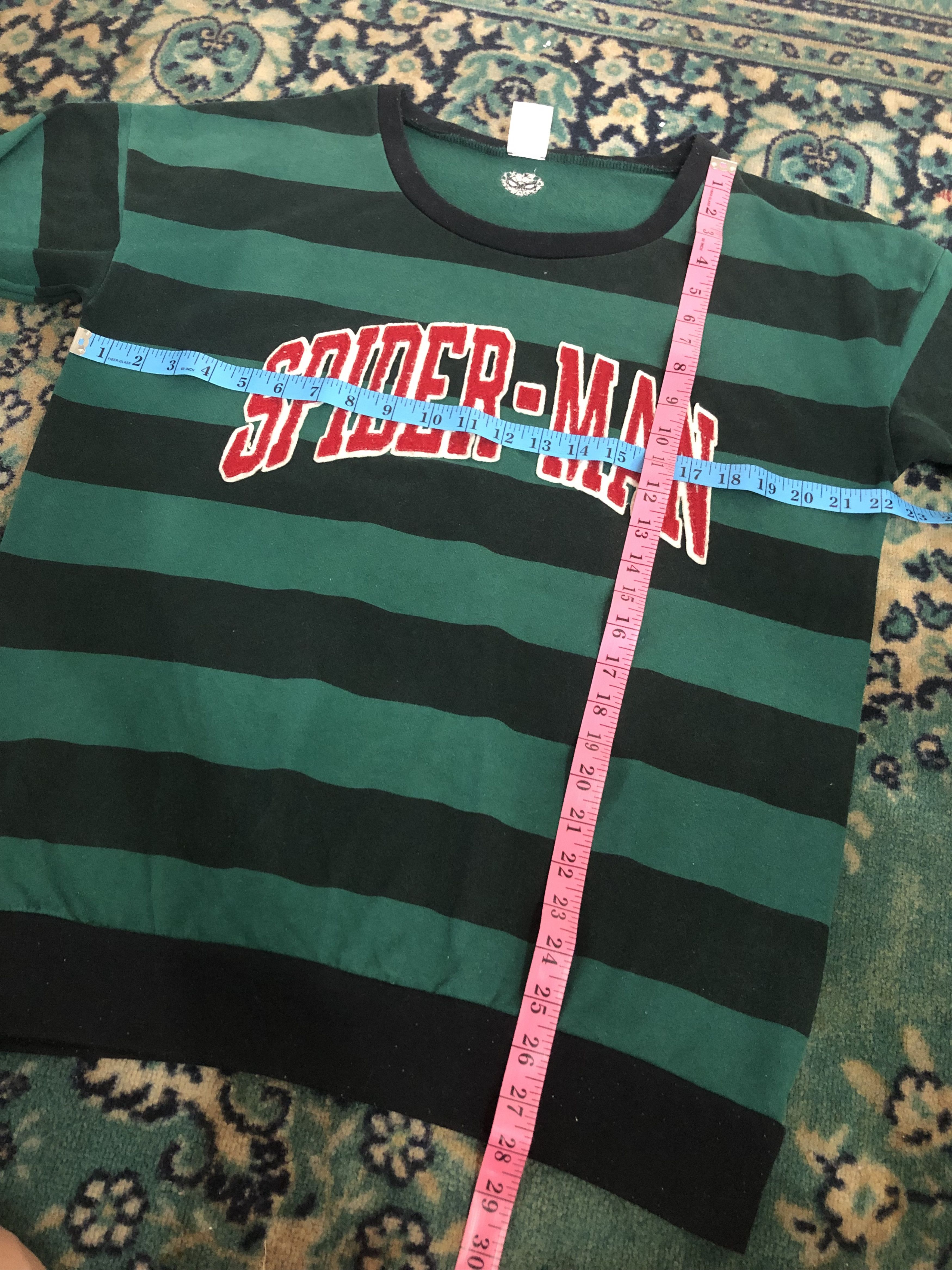 Marvel Comics Vintage Marvel Spider man Stripe Sweatshirt Medium Size US M / EU 48-50 / 2 - 6 Thumbnail