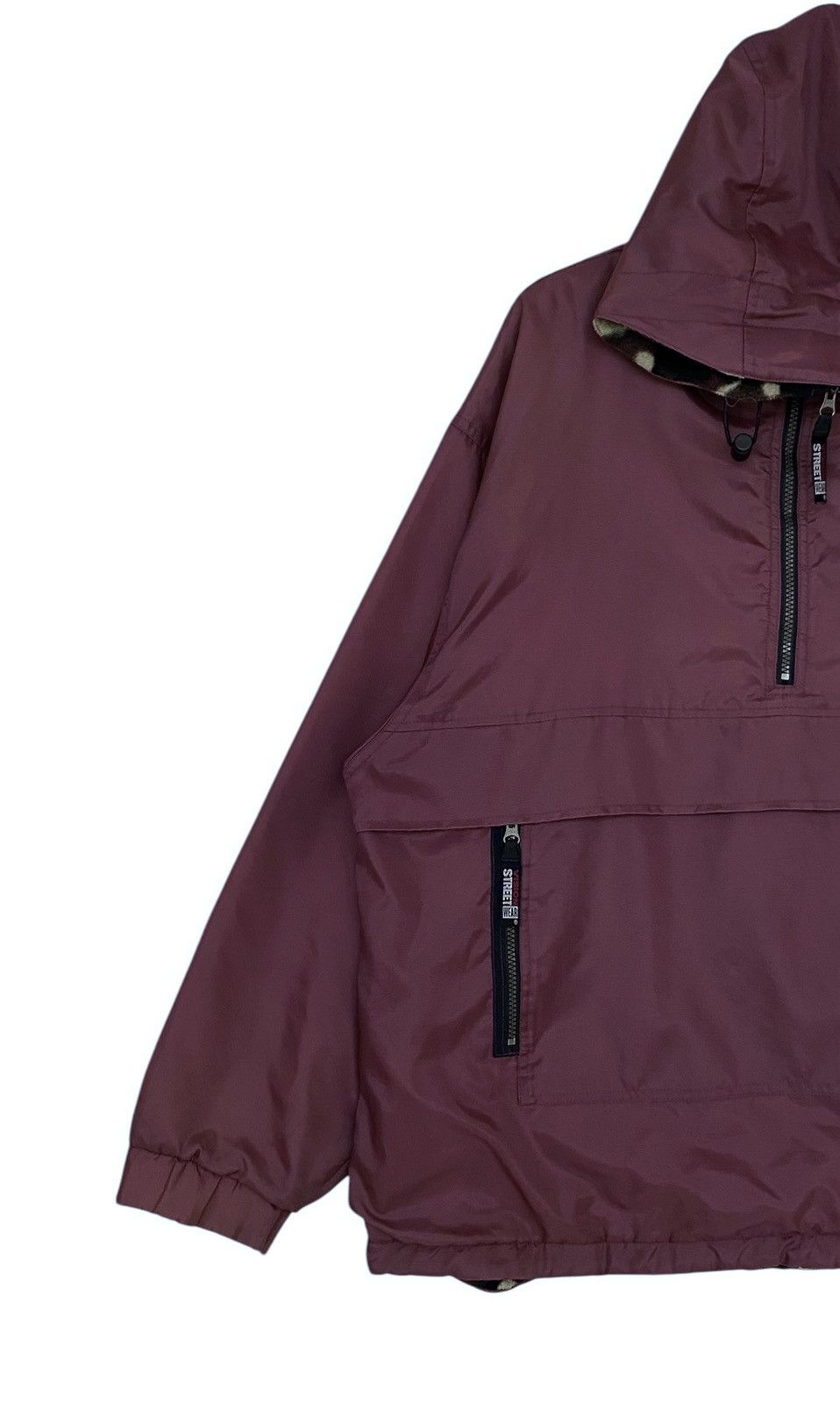 Vintage × Vision Streetwear Vintage Brand Street Wear Hoodie Anorak Jacket 1990s Size US XL / EU 56 / 4 - 3 Thumbnail