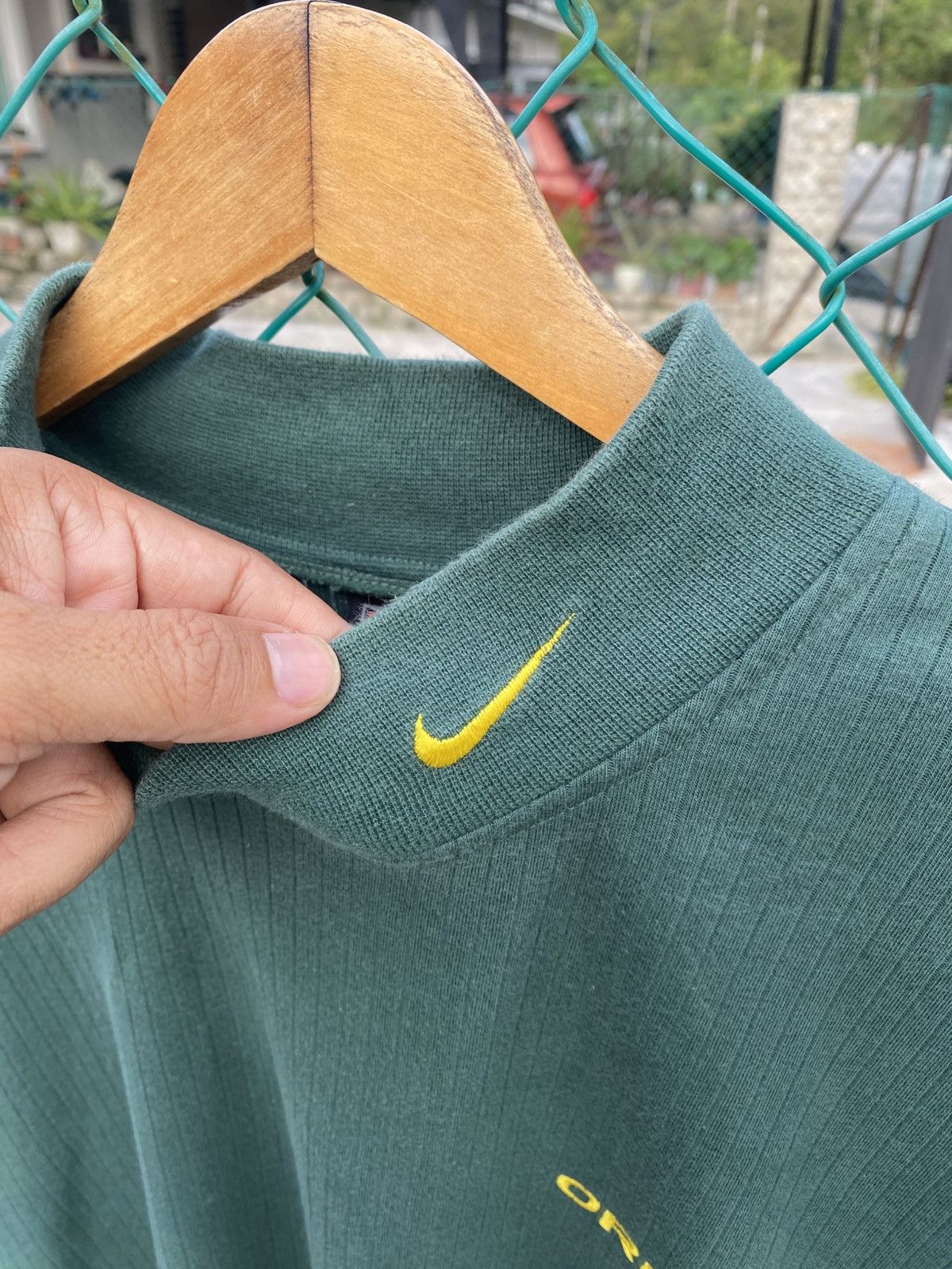 Nike Vintage 90’s Nike oregon mock neck swoosh long sleeve tees Size US XXL / EU 58 / 5 - 7 Thumbnail