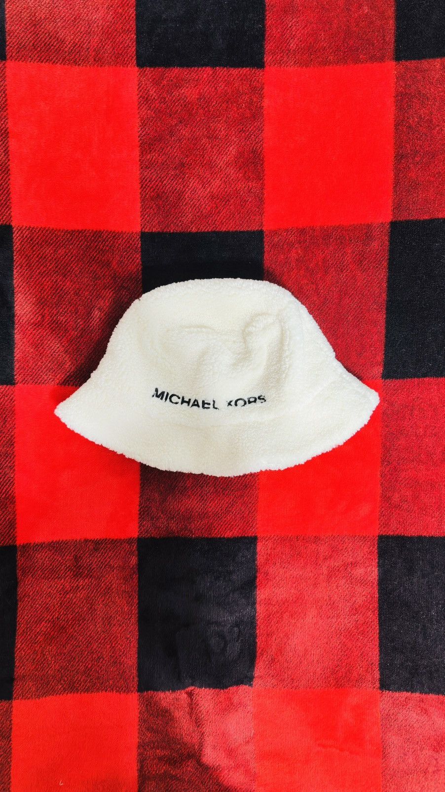 Michael Kors Michael Kors Graphic Logo Fuzzy Bucket Hat Size ONE SIZE - 1 Thumbnail