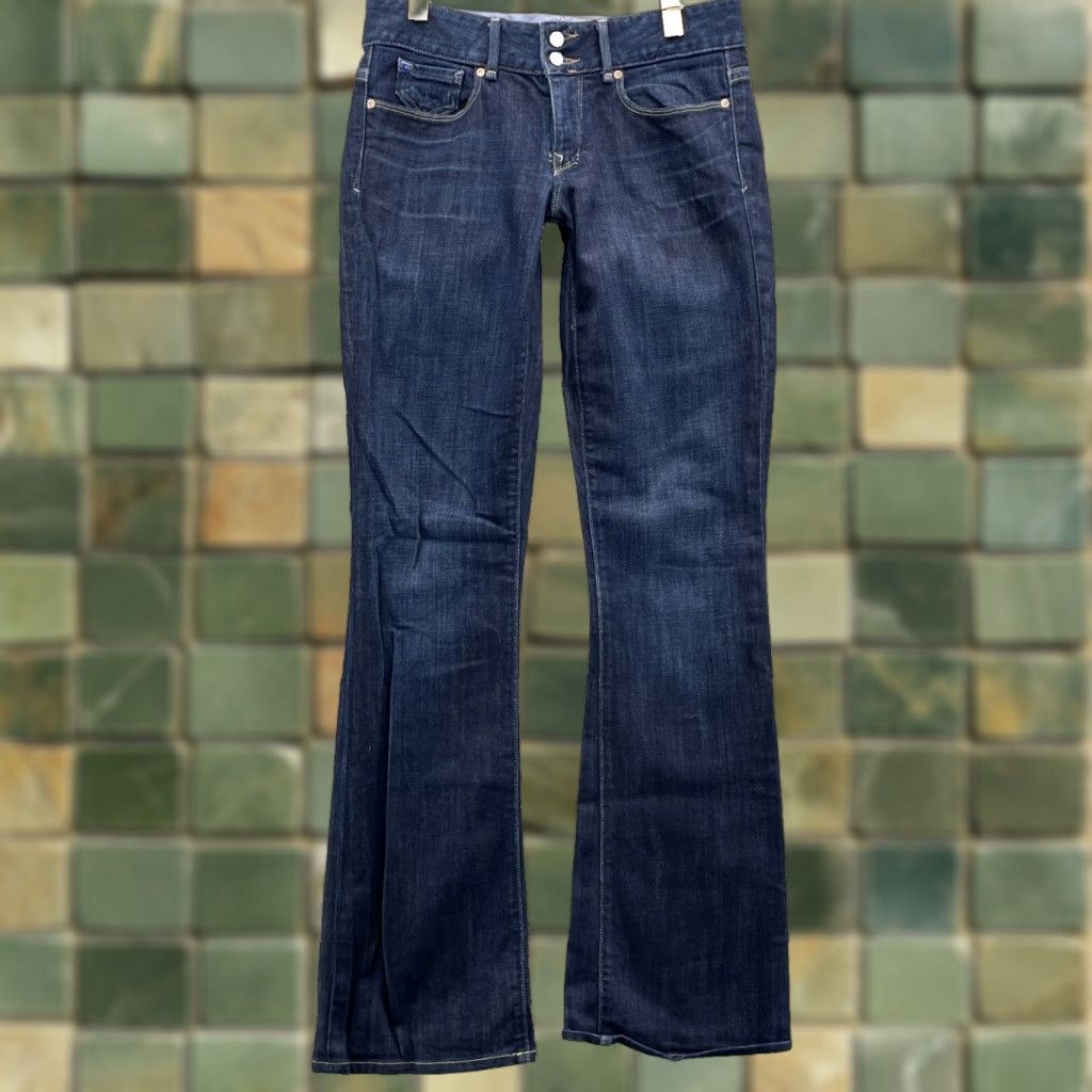 Gap Gap Bootcut Jean Women 30x32 Low Whisker Flare Western Y2k Cowgirl Rodeo 70's 1969 Gap Blue Jeans Mens? Size 30" / US 8 / IT 44 - 1 Thumbnail