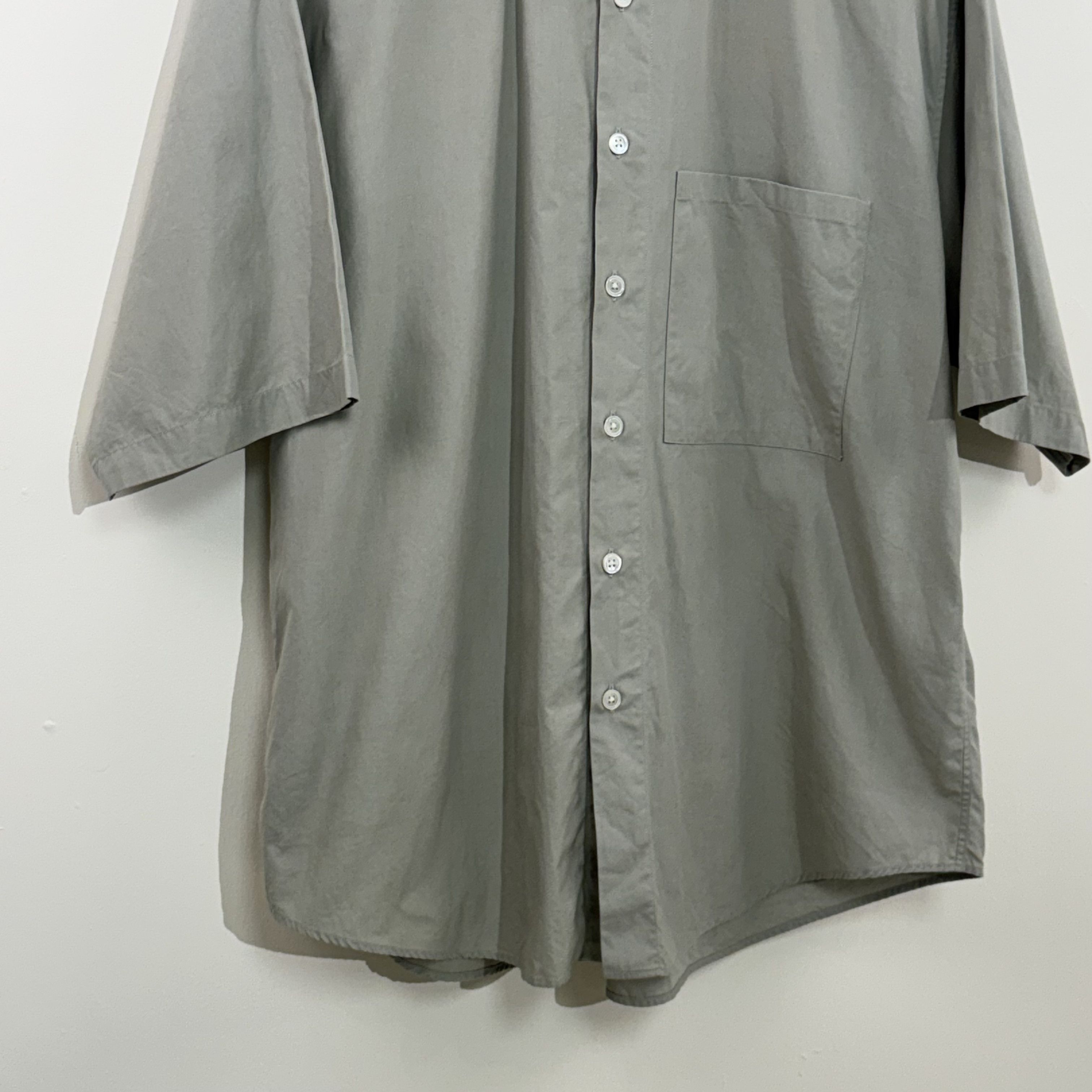 Auralee Auralee Washed Finx Twill Short Sleeve Shirt Size US L / EU 52-54 / 3 - 4 Thumbnail