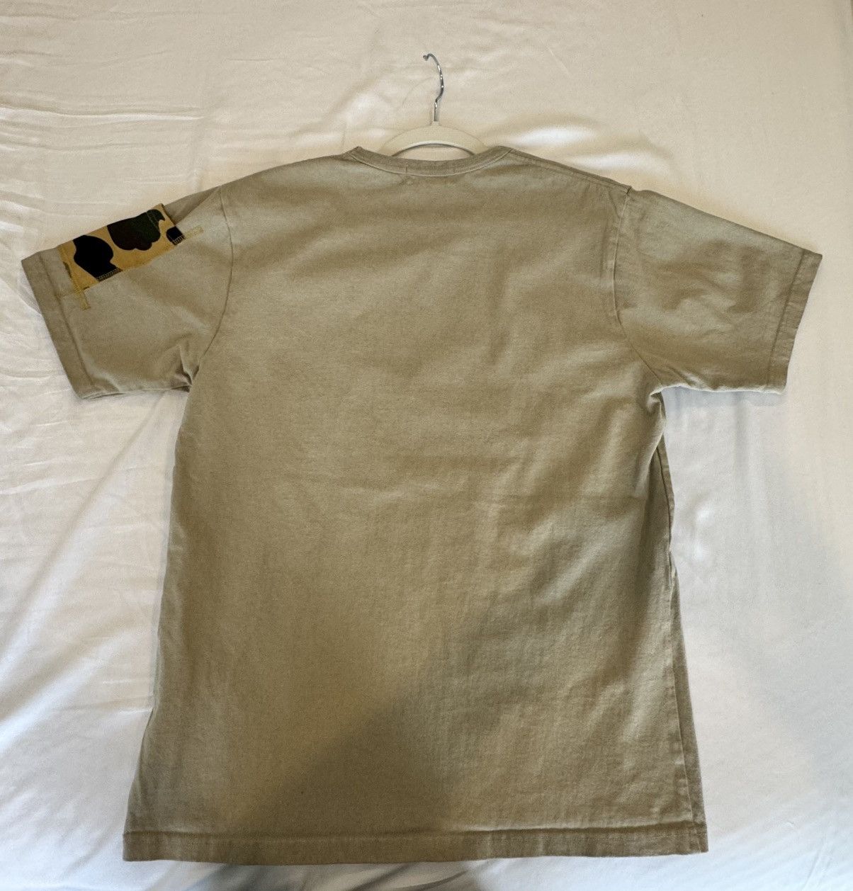 Bape BAPE Classic Logo Tee (Tan) Size US M / EU 48-50 / 2 - 2 Thumbnail