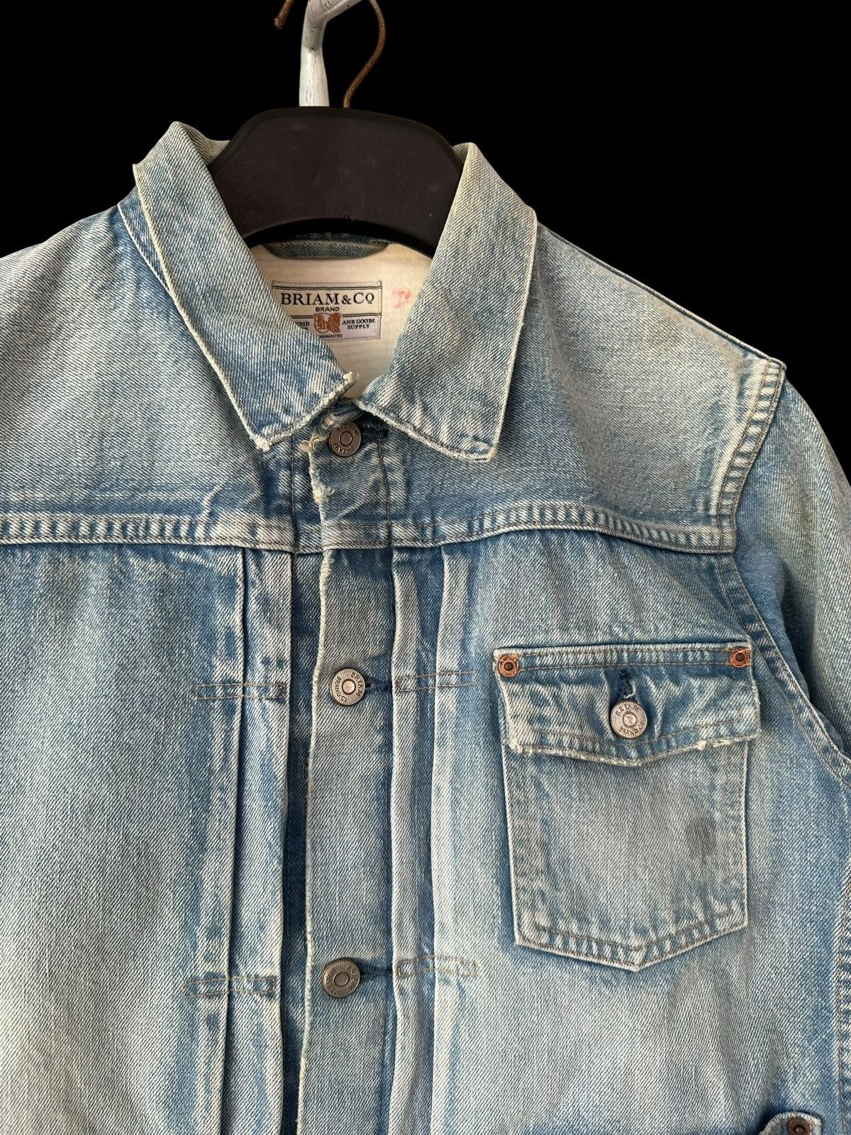 Japanese Brand Briam Co Denim Selvedge Jacket Size US M / EU 48-50 / 2 - 9 Thumbnail