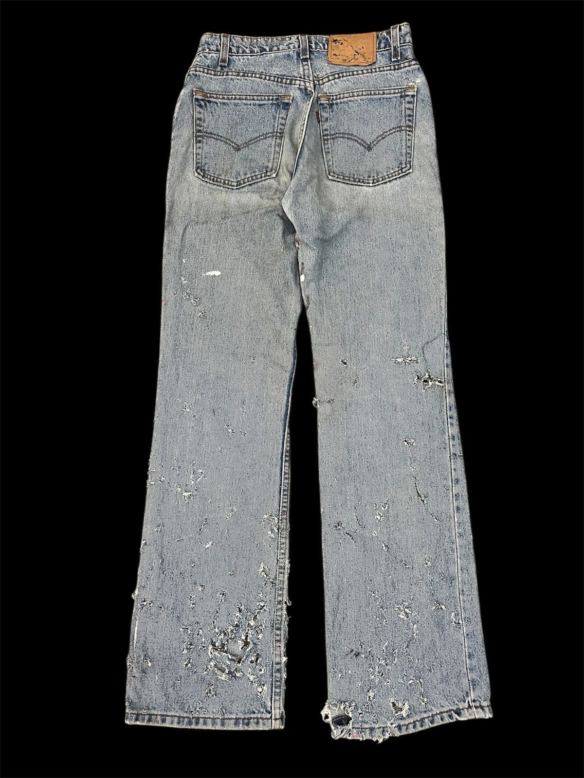 Hysteric Glamour × Levi's Flare 517 With Crazy Distressed Design Size US 28 / EU 44 - 2 Thumbnail