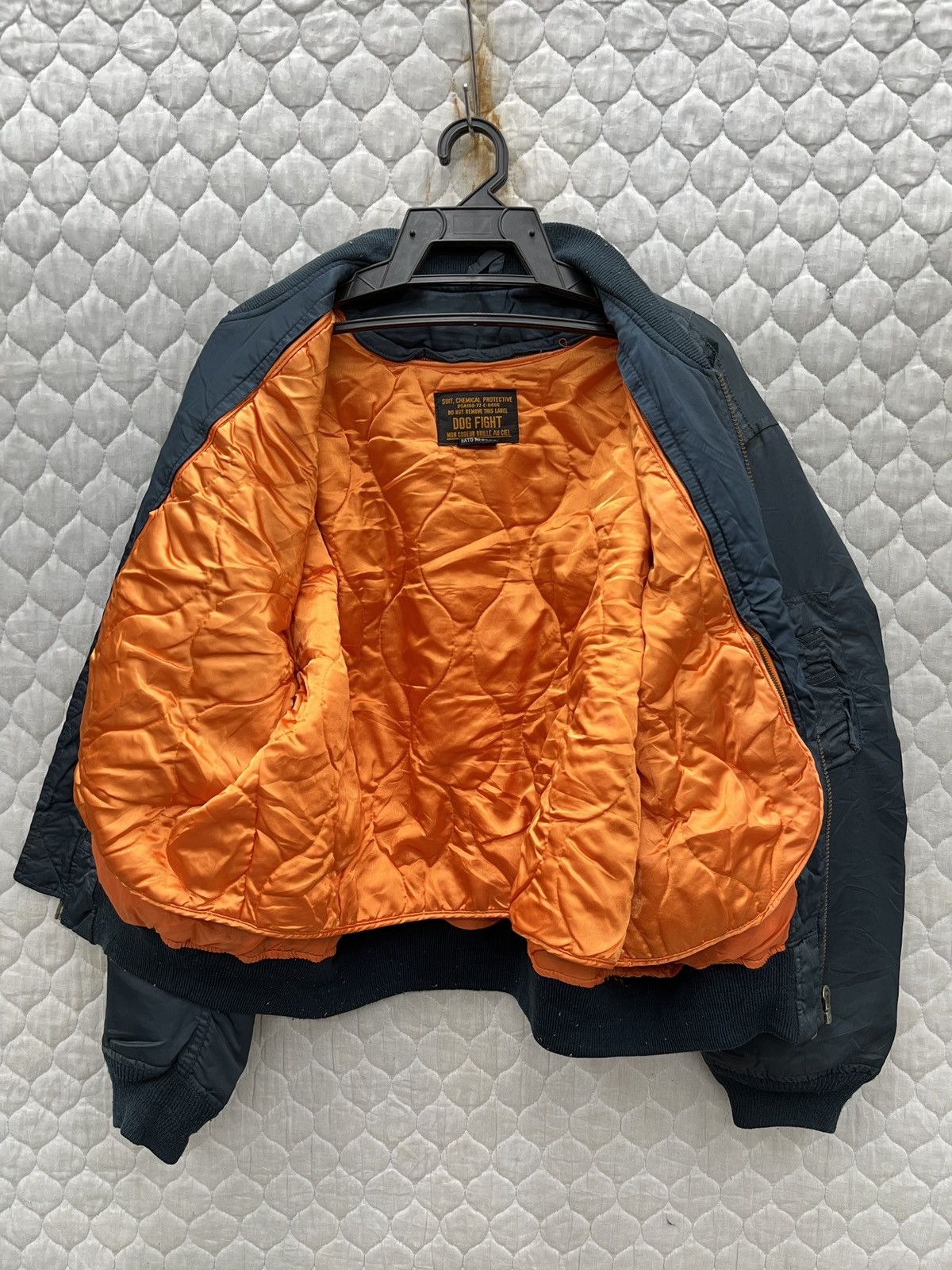 Japanese Brand 🔥🔥🔥STEALS DOG FIGHT MA1 BOMBER FLIGHT JACKET Size US L / EU 52-54 / 3 - 7 Thumbnail