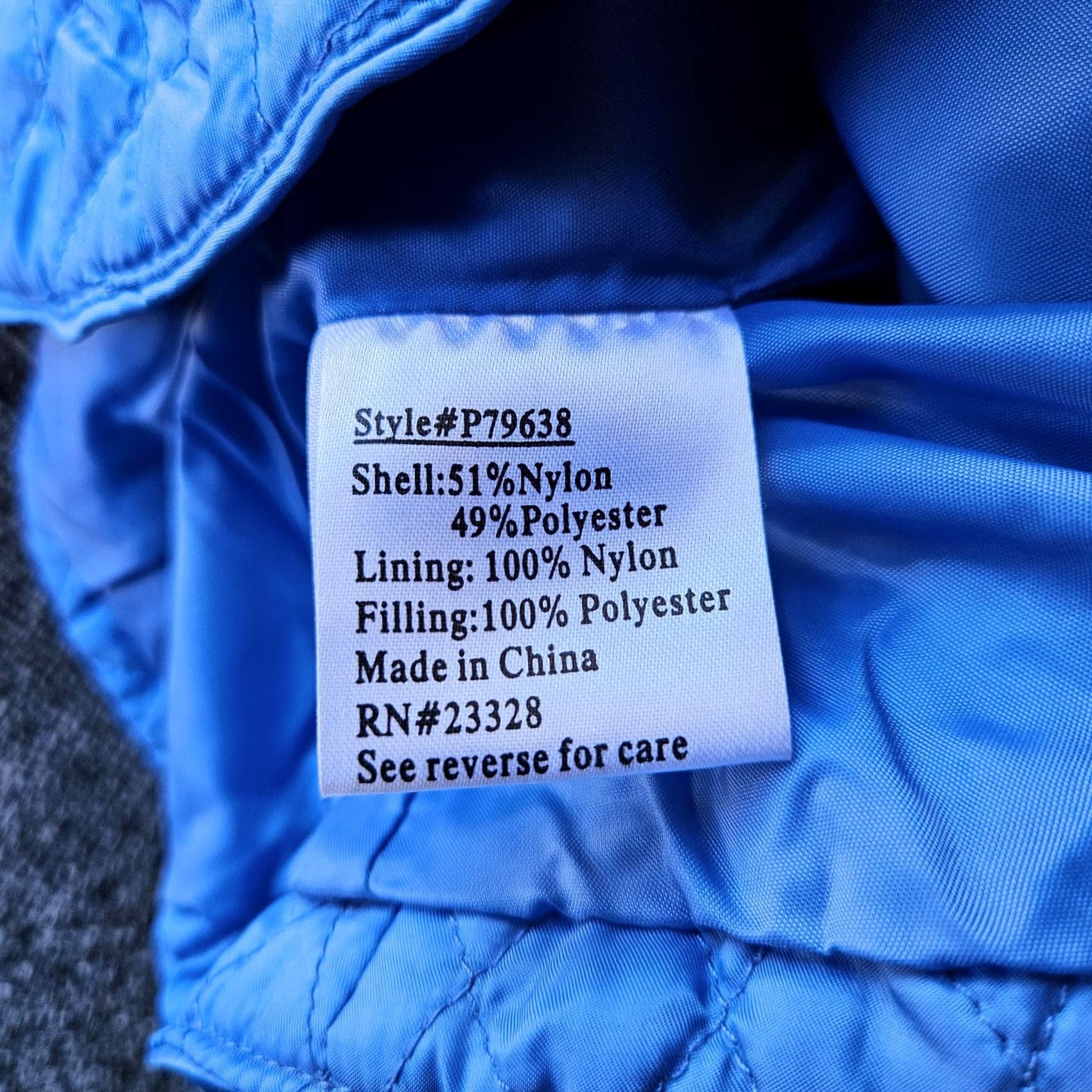 Pendleton VINTAGE Pendleton Diamond Quilted Jacket Blue Lightweight Womens XL Button Snap Clothing Size XL / US 12-14 / IT 48-50 - 6 Thumbnail