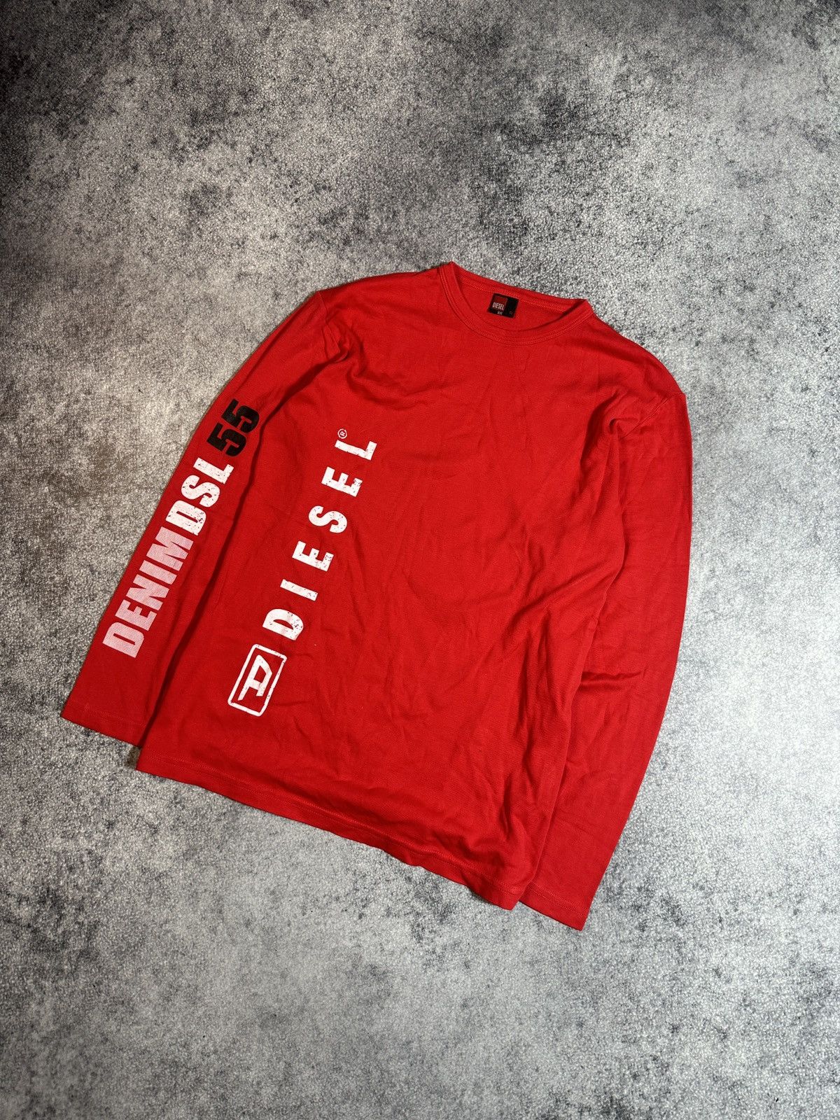 Diesel × Vintage Y2K Vintage Diesel Long Sleeve Streetwear Rare Casual Logo L Size US L / EU 52-54 / 3 - 1 Thumbnail