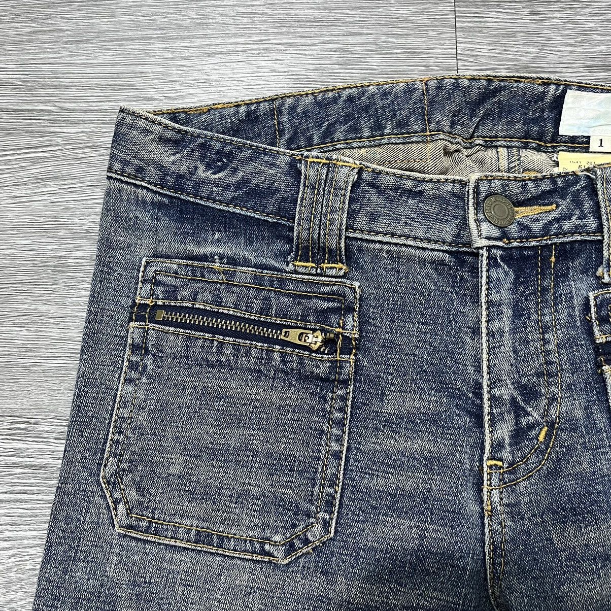 If Six Was Nine × Japanese Brand × Le Grande Bleu (L.G.B.) FLARE Takeo Kikuchi Flear Denim Pant Stretch Size US 28 / EU 44 - 5 Thumbnail