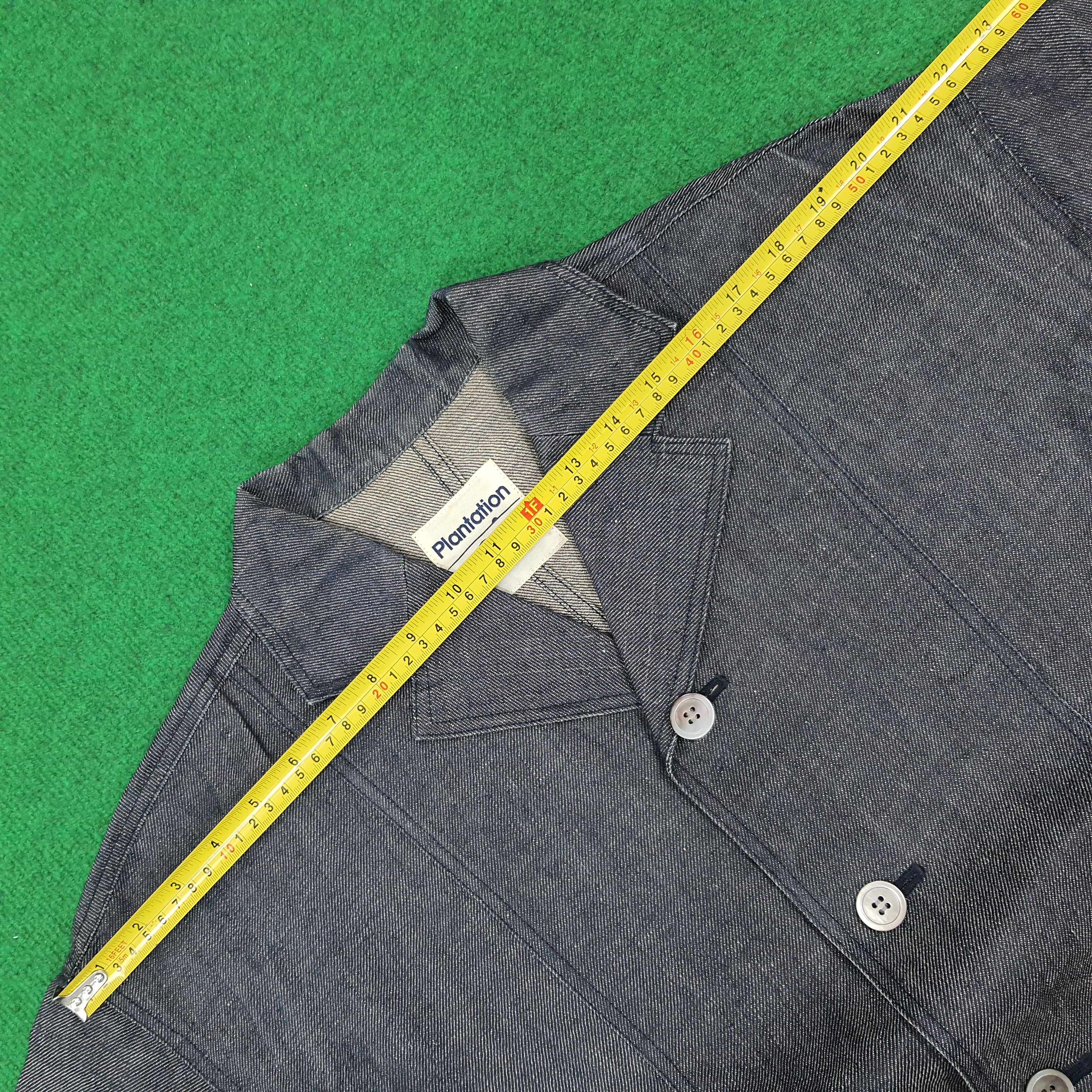Issey Miyake × Japanese Brand × Vintage Vintage Plantation by Issey Miyake Japan Denim Blazers Size US S / EU 44-46 / 1 - 11 Thumbnail