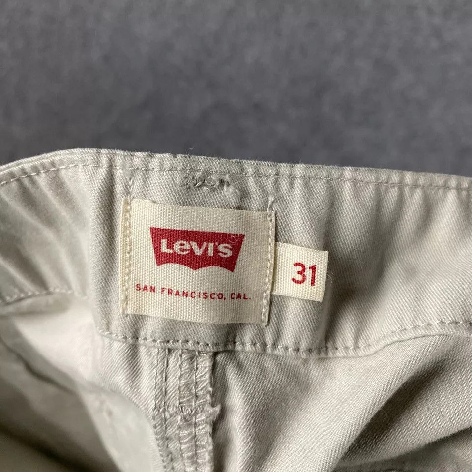 Levi's Levi's Chino Pants Women's Size 31 Beige Cotton High Rise Size 31" - 6 Thumbnail