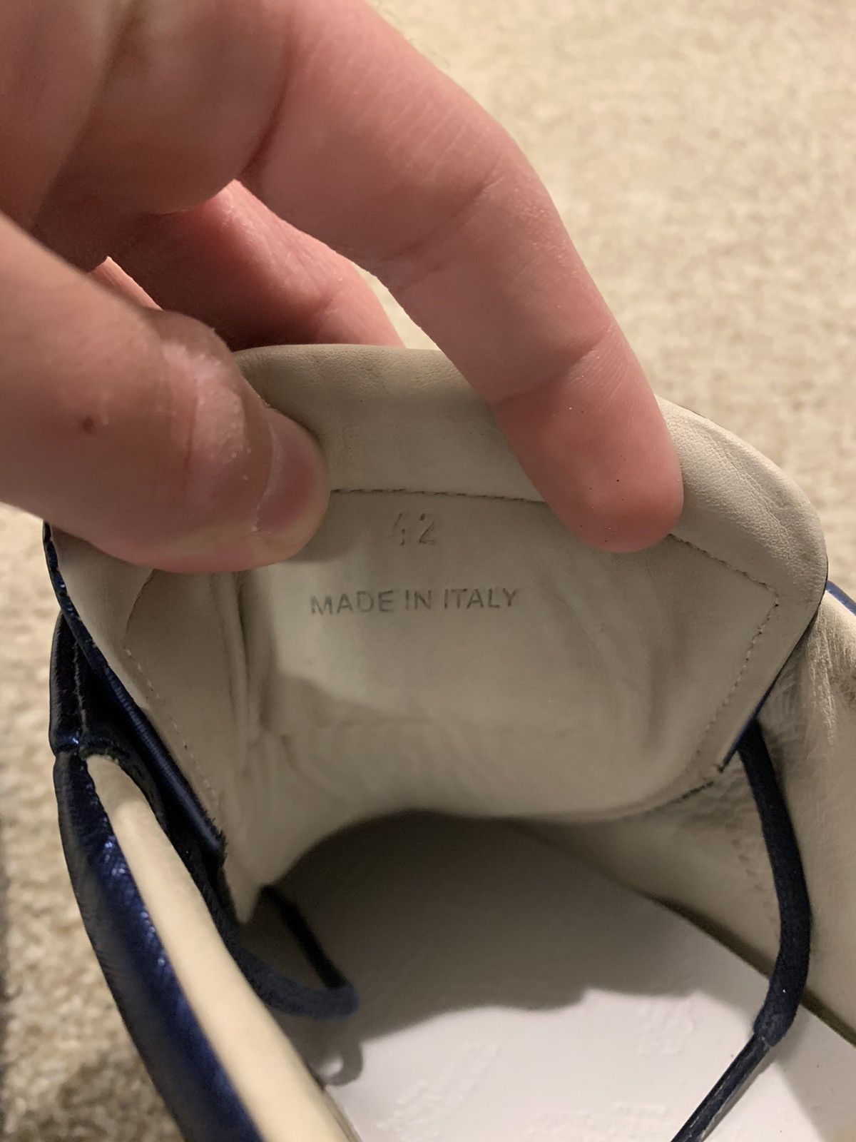 Designer × Maison Margiela Maison Margiela Future Low Metallic Blue Size US 9.5 / EU 42-43 - 9 Thumbnail