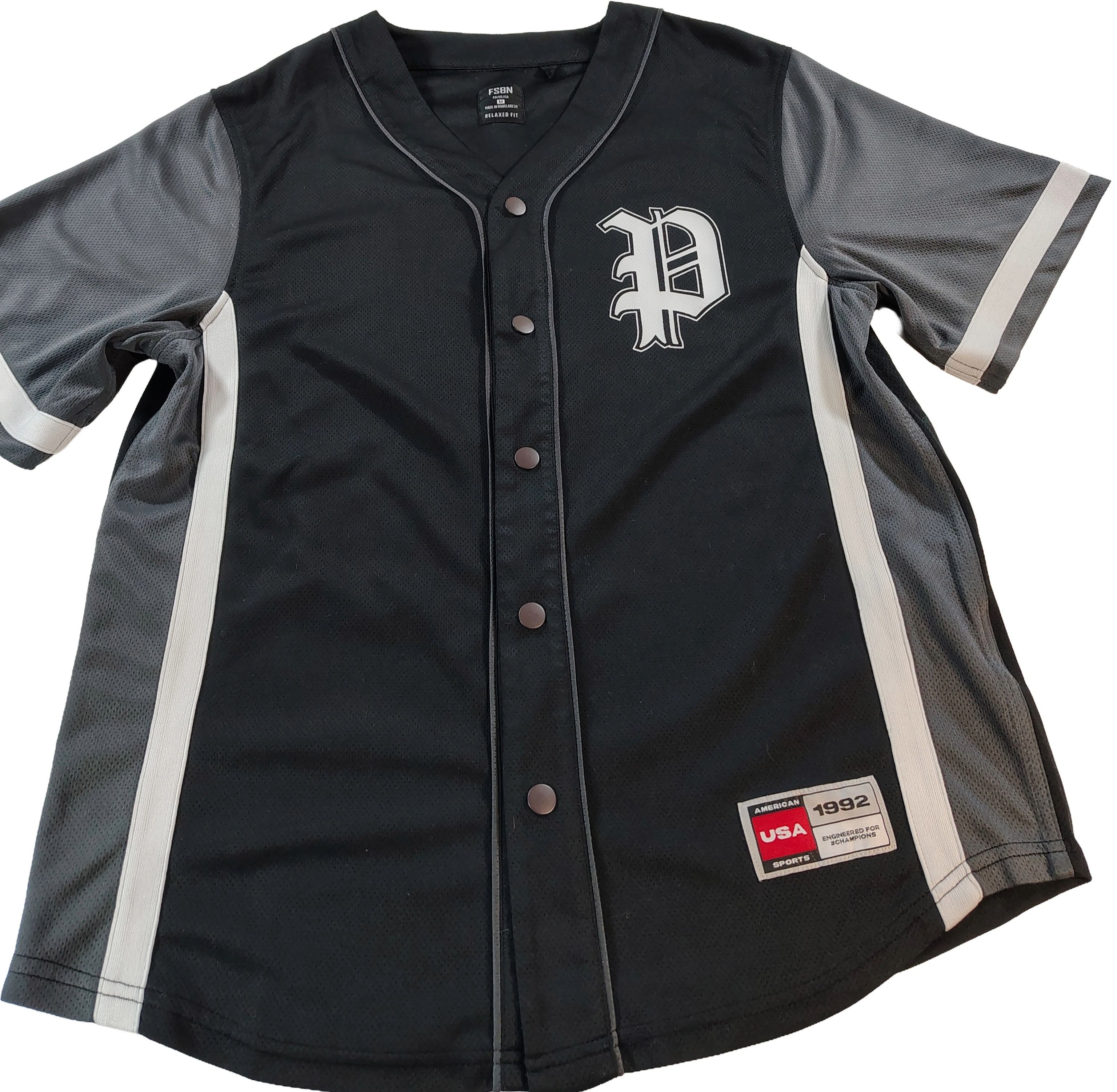 Other Men's Black Medium Generic Baseball Jersey Size US M / EU 48-50 / 2 - 1 Thumbnail
