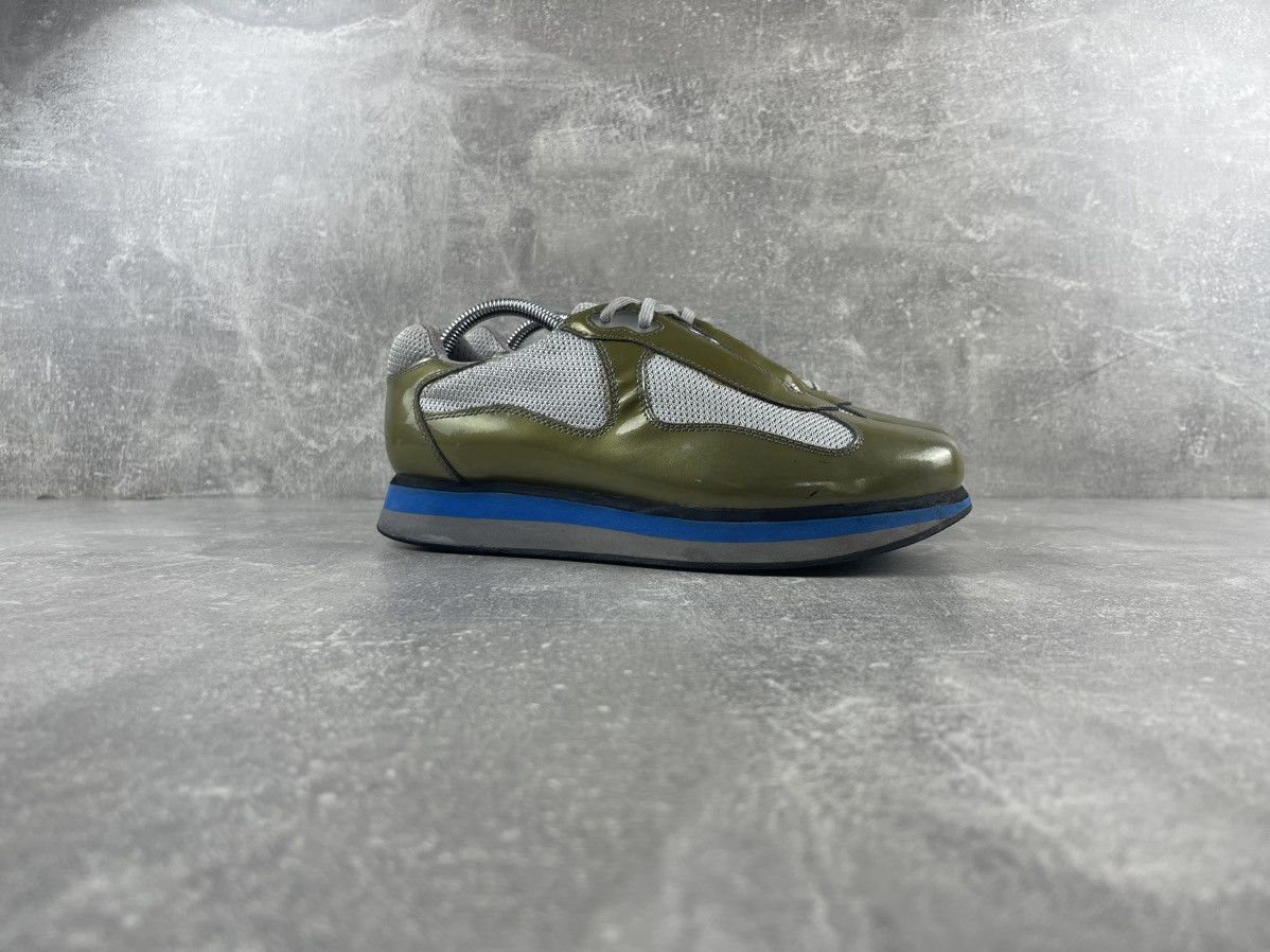 Prada × Vintage Prada Vintage Red Tab American Cup Platform Sneakers Size US 5.5 / IT 35.5 - 2 Thumbnail