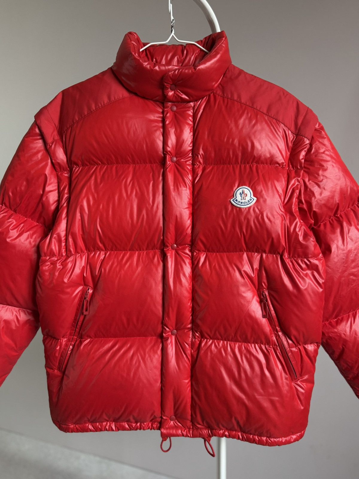 Moncler Rare Moncler Grenoble Red Down Vest Puffer Jacket Size L / US 10 / IT 46 - 4 Thumbnail